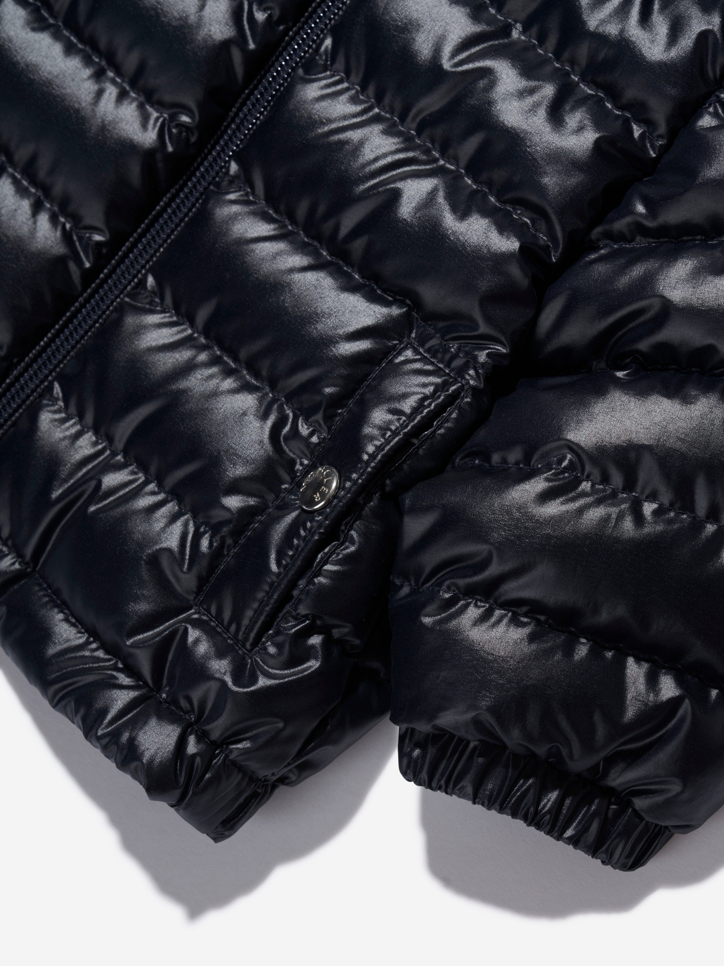 Moncler Enfant Baby Boys Down Padded Sesen Jacket in Navy Pices Online
