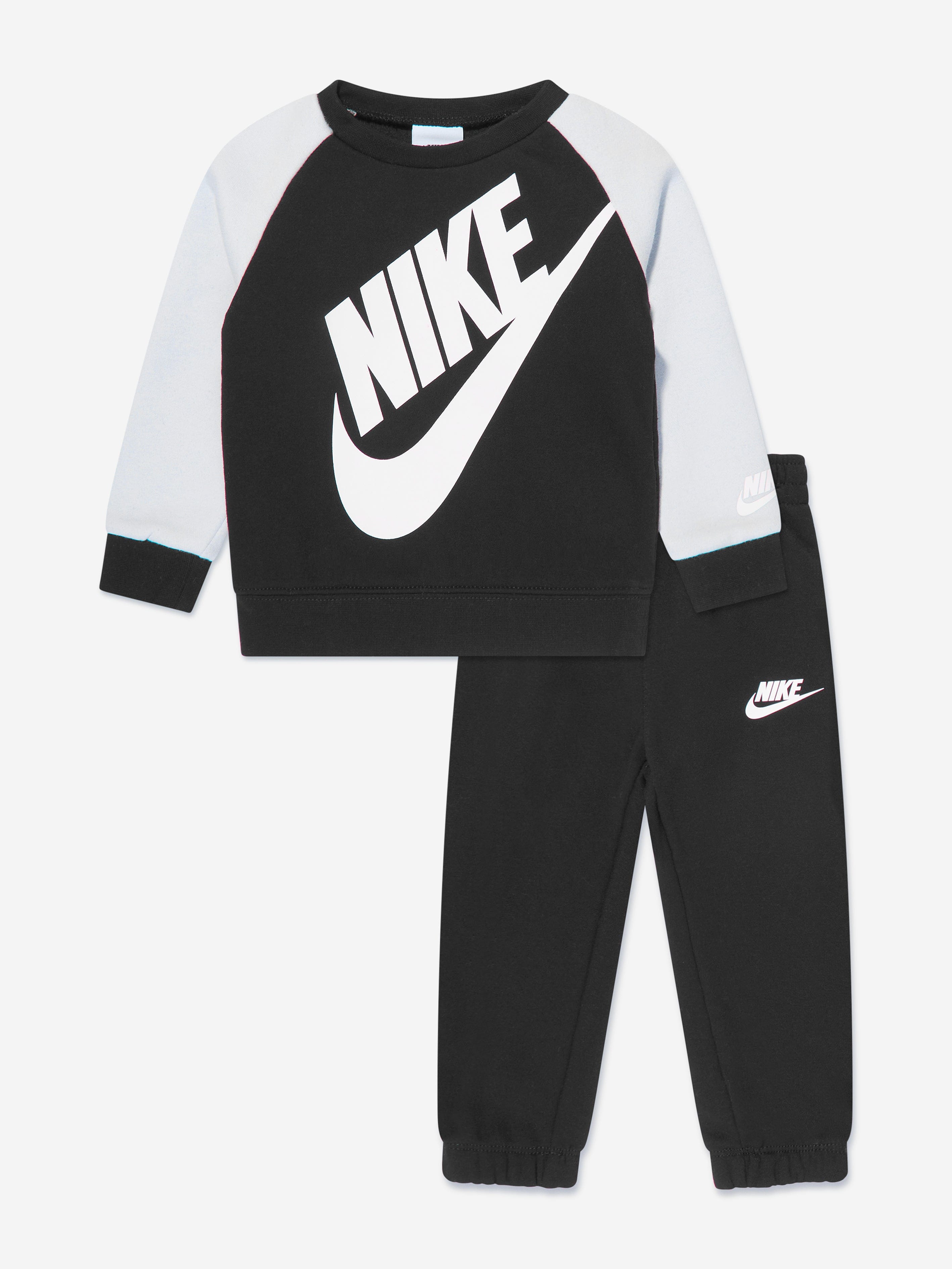 Nike Boys Oversized Futura Crew Tracksuit in Black Outlet Best Seller