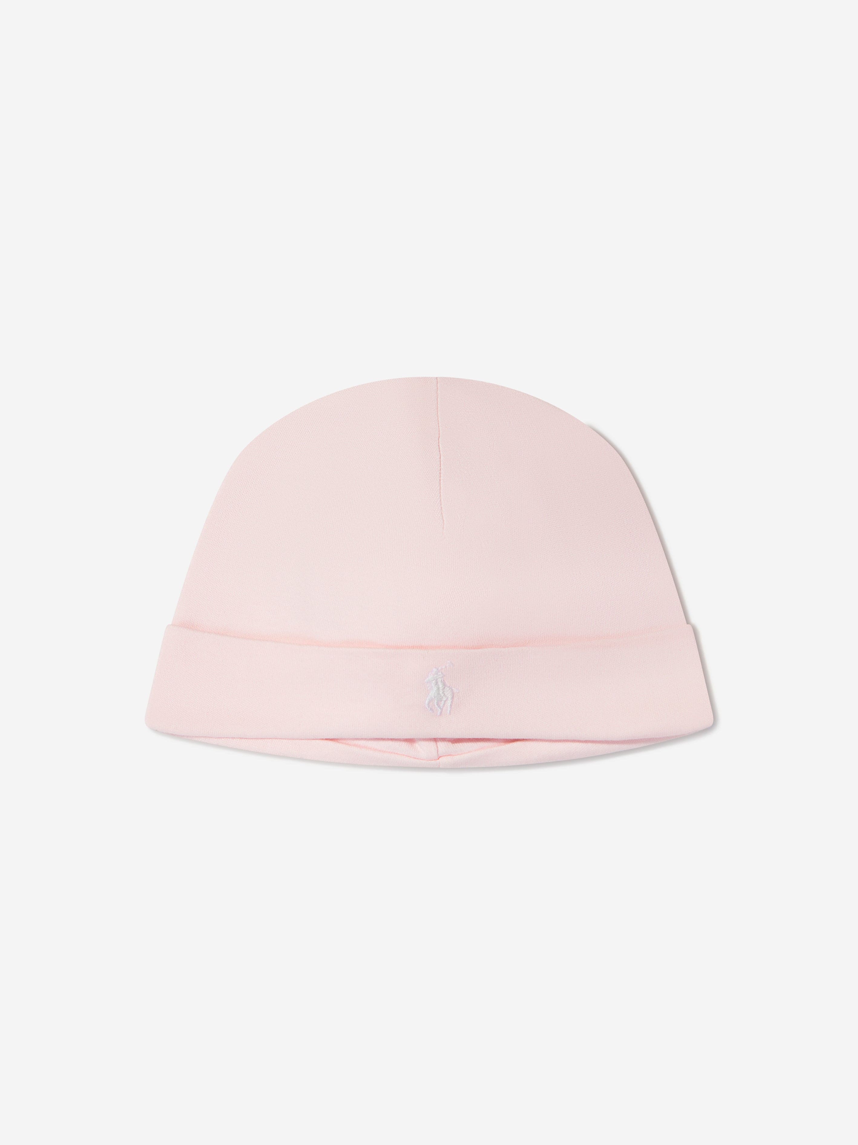 Ralph Lauren Baby Girls Logo Beanie Hat in Pink Get To Buy Cheap Pice