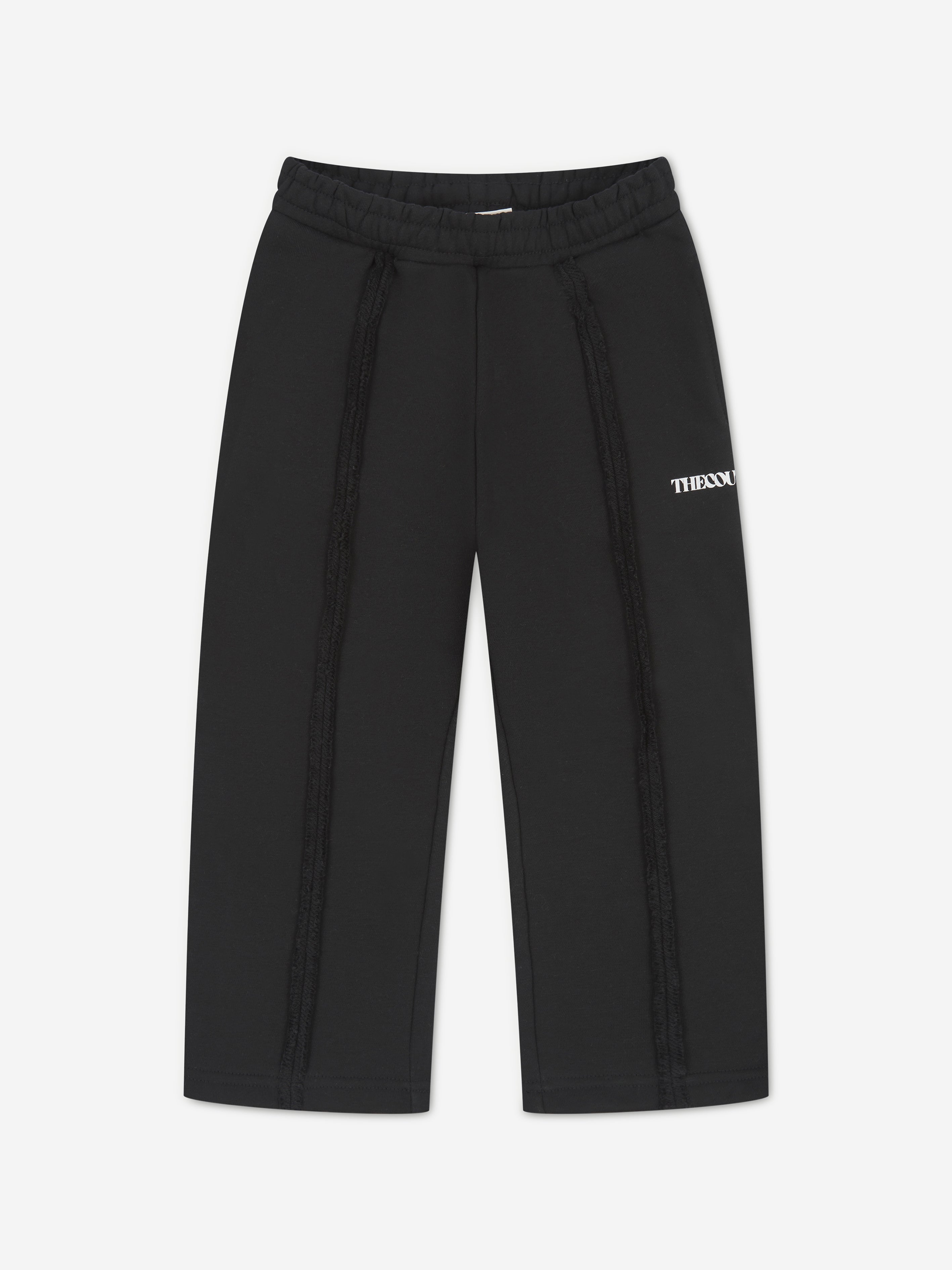 The Couture Club Kids Raw Seam Members Only Joggers in Black Free Shipping The Cheapest