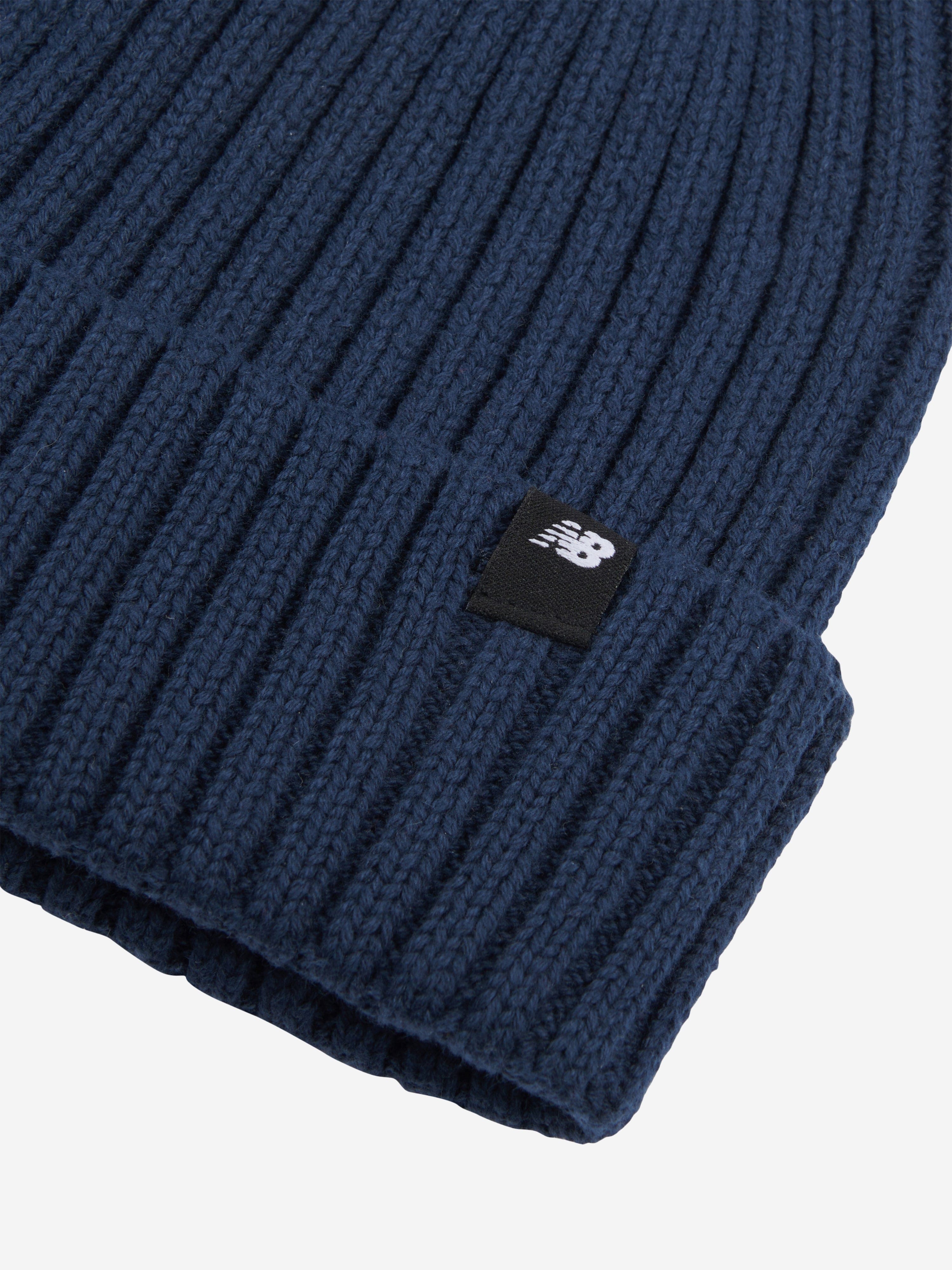 New Balance Boys NB Tab Beanie In Navy Cheap Sale Professional