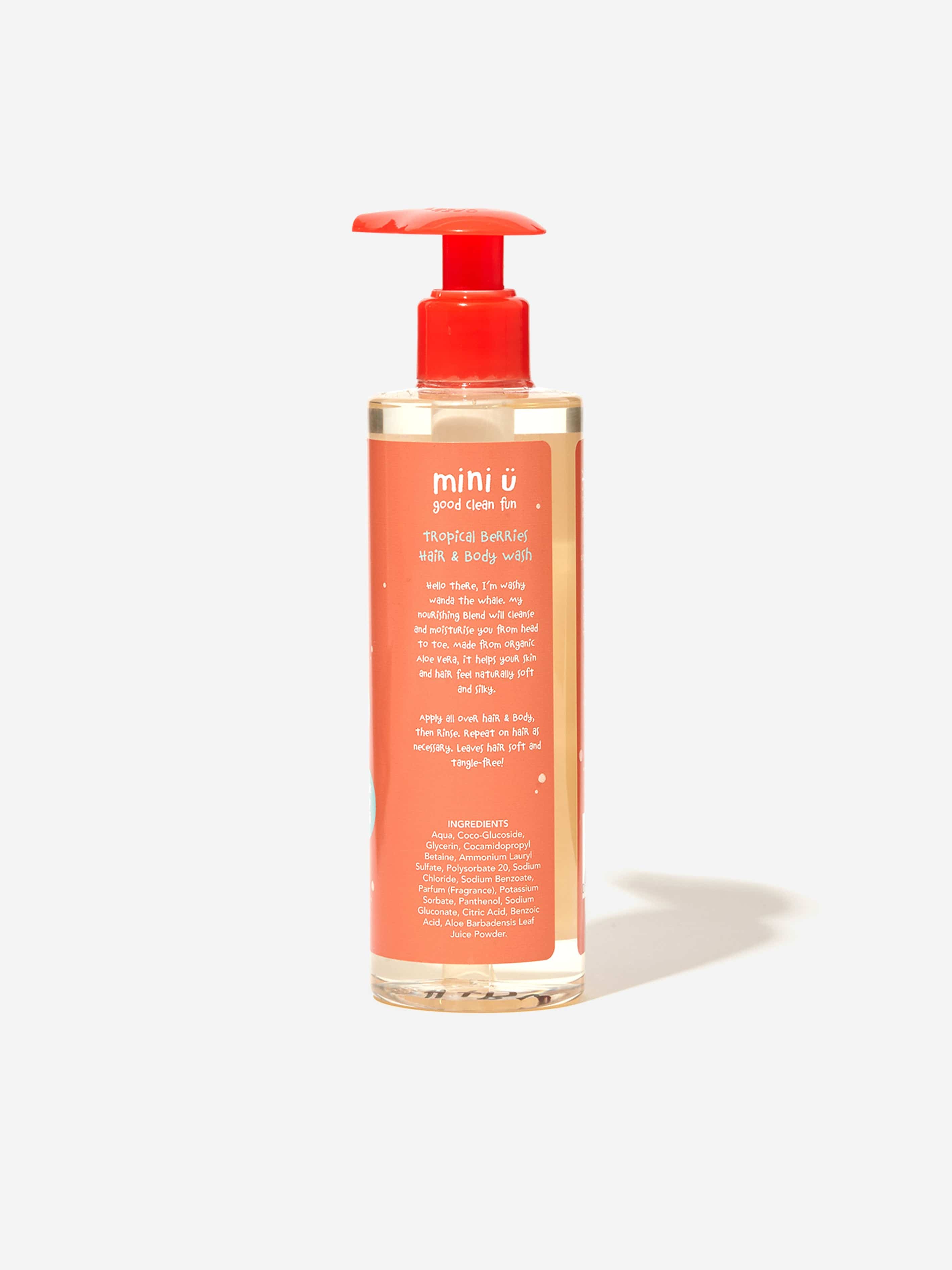 Mini U Kids Tropical Berries Hair and Body Wash in Orange Cheap Pice Cost