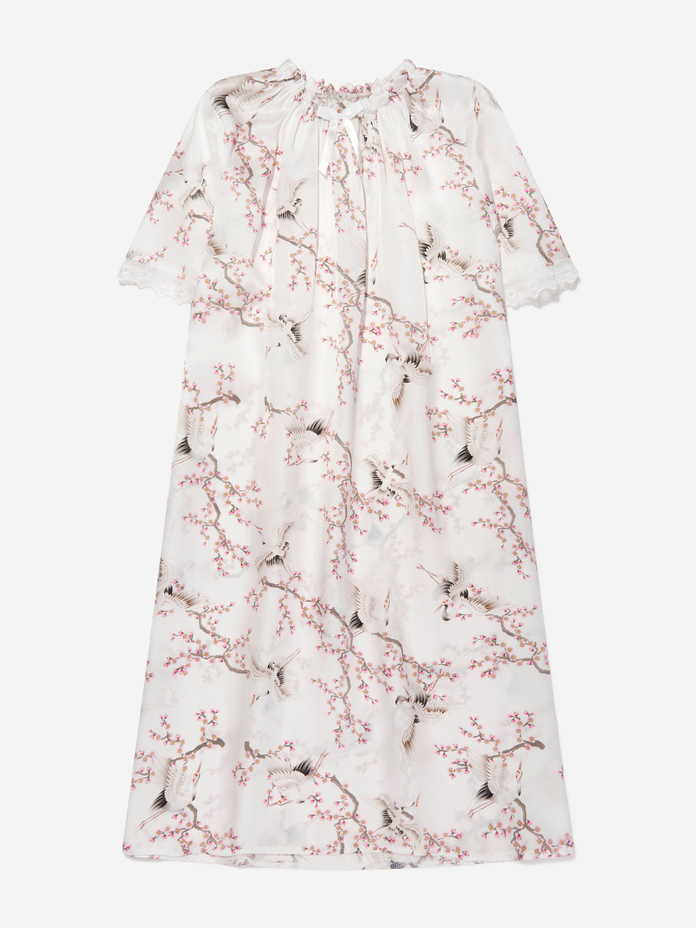 Amiki Children Girls Silk Birds Antonia Nightdress Reliable