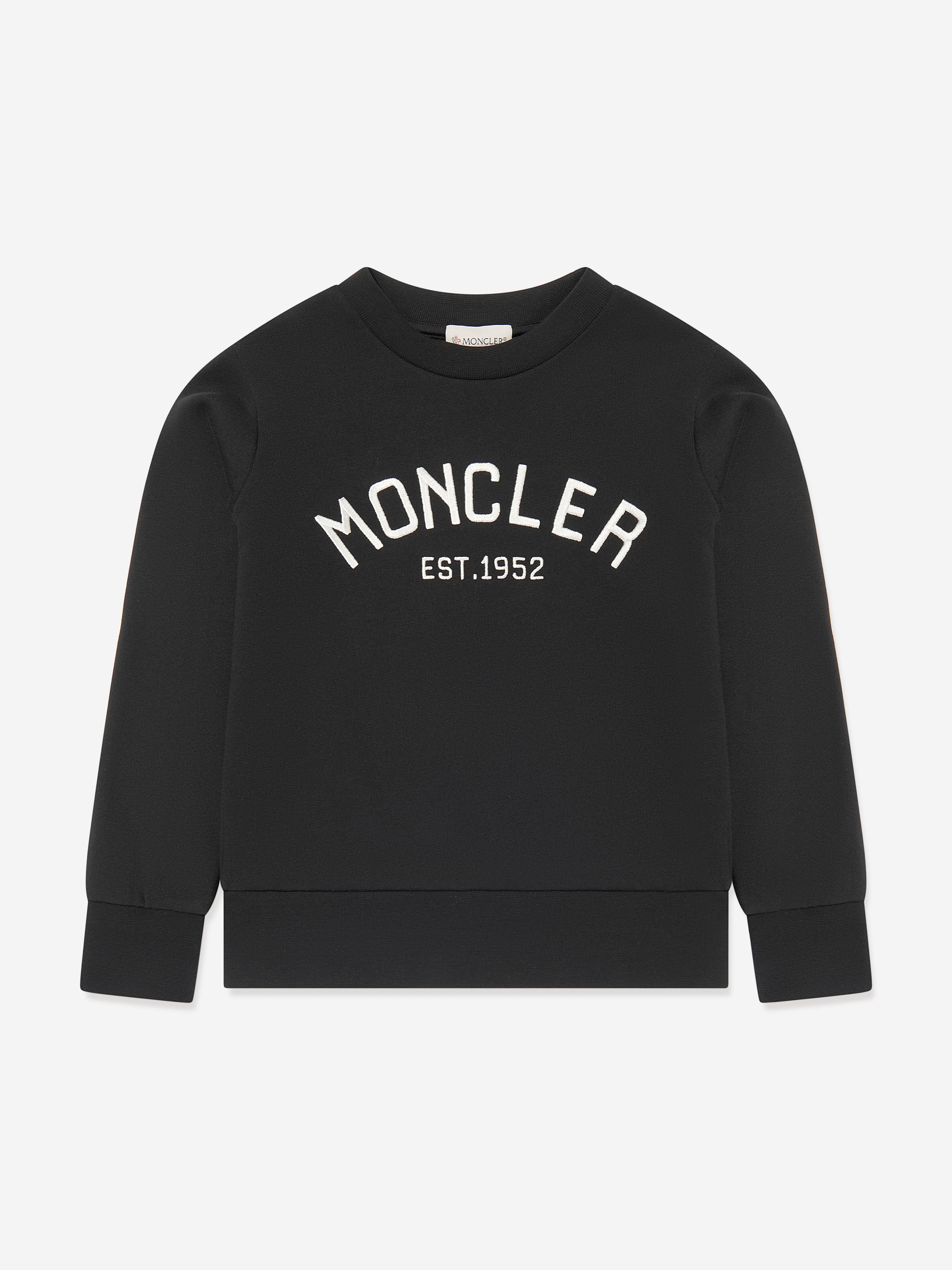 Moncler Enfant Boys Logo Tracksuit in Black Outlet Websites