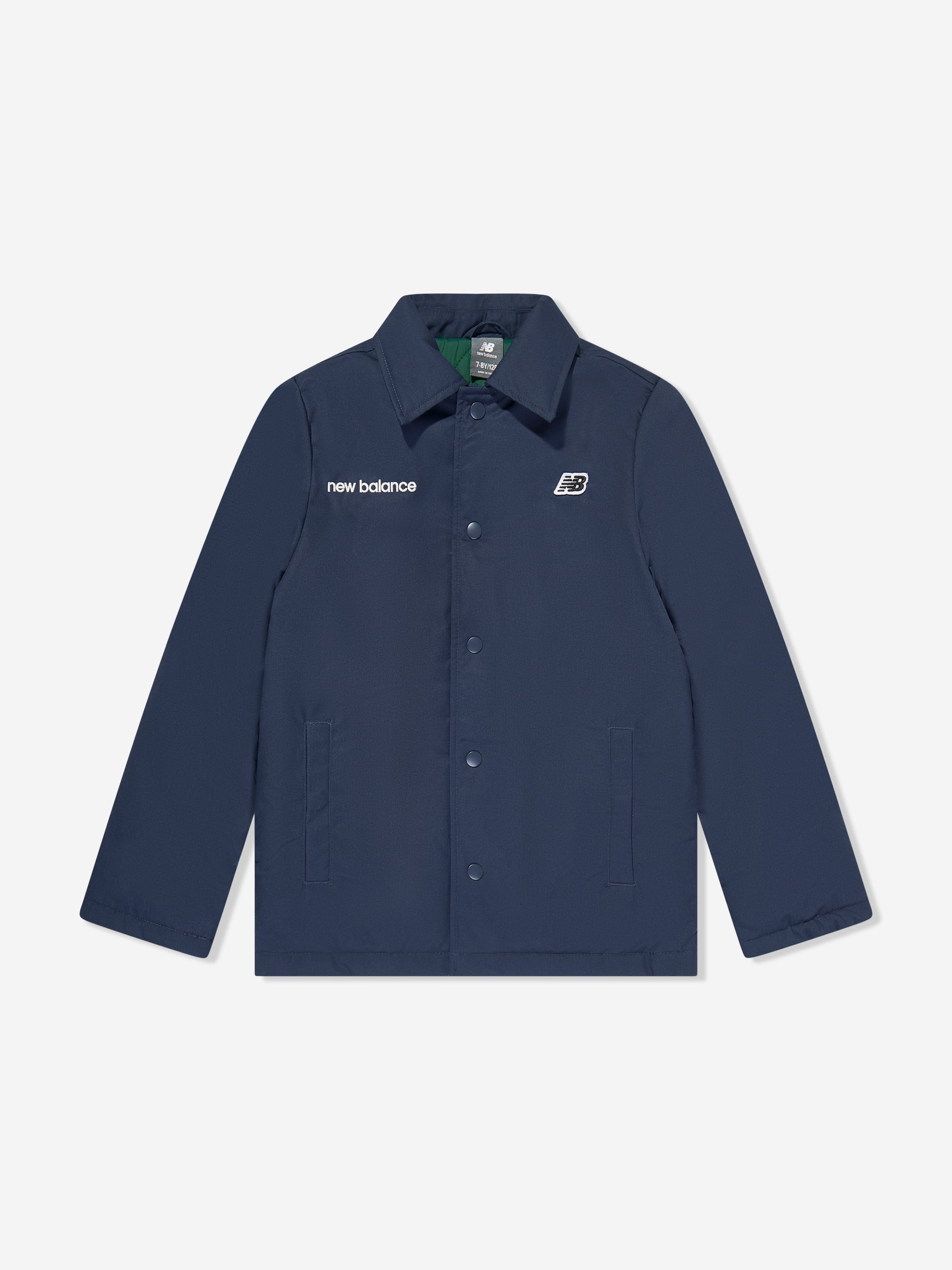 New Balance Boys Premium Coach Jacket in Navy Cheap Best