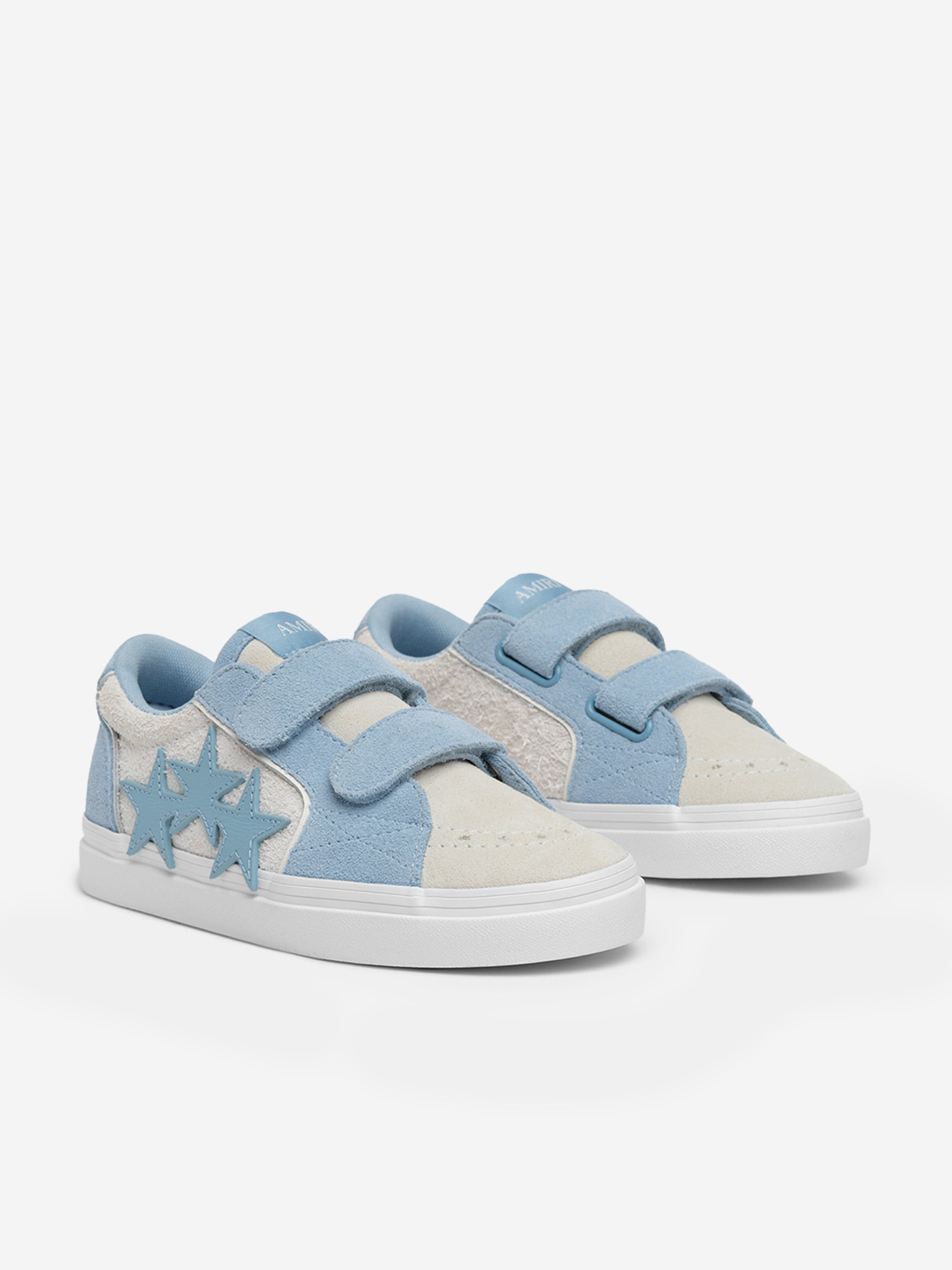 Kids Leather Sunset Skate Low Trainers in Blue Free Shipping Sale Online