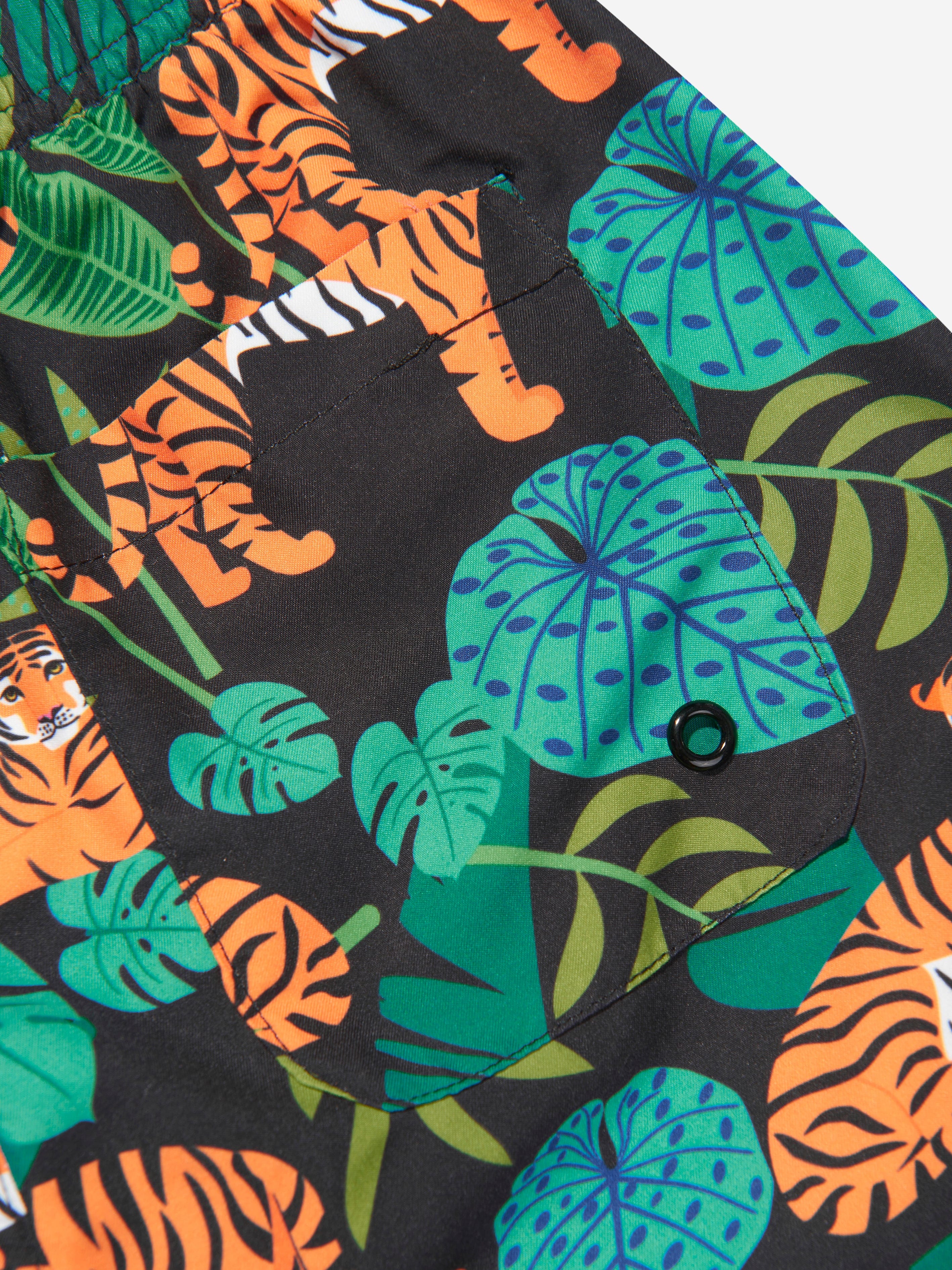 Soli Swim Boys Jungle Swim Shorts (UPF50+) in Multicolour Buy Cheap 2025