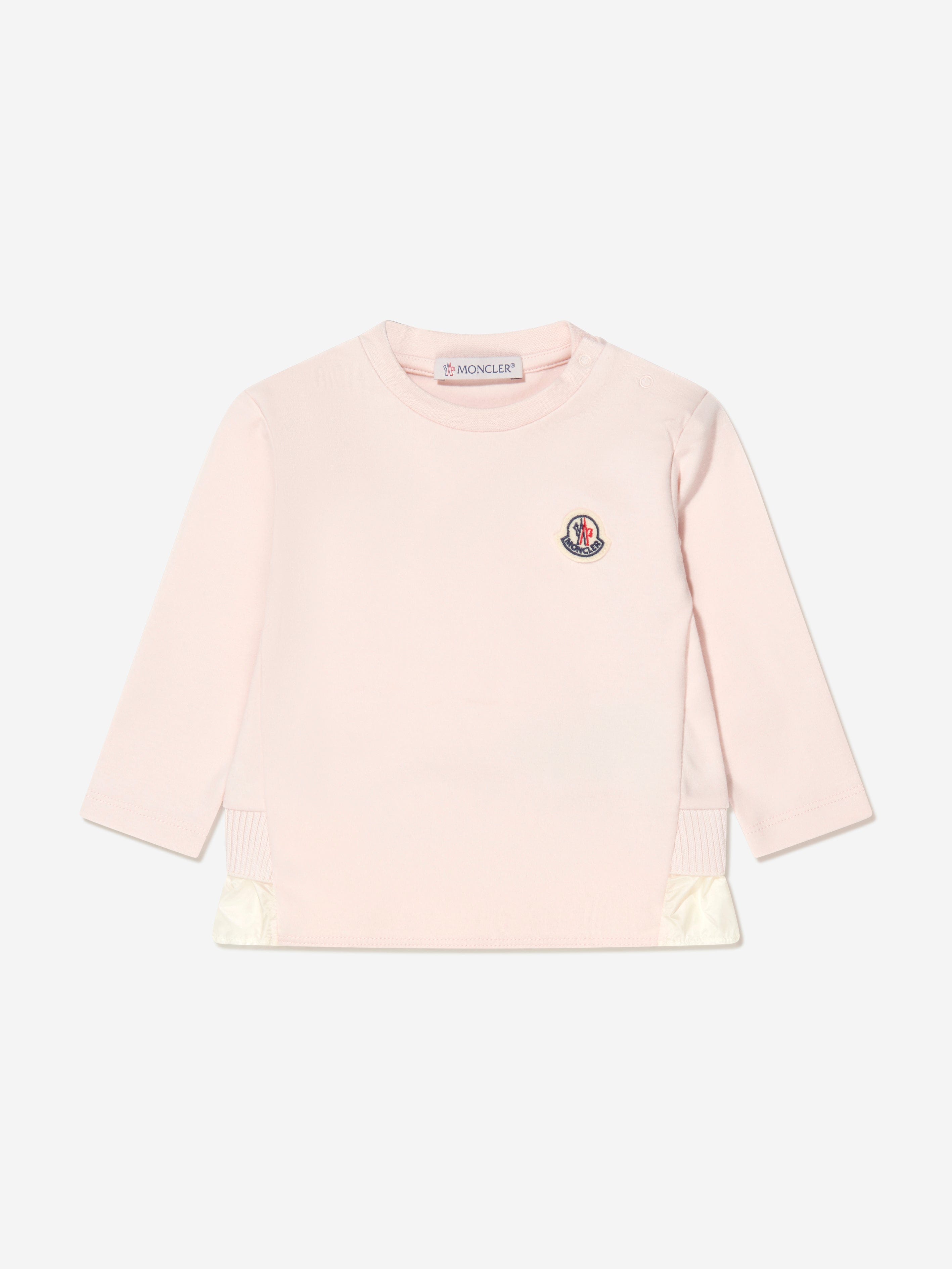 Moncler Enfant Baby Girls Peplum Long Sleeve T-Shirt Collections For Sale