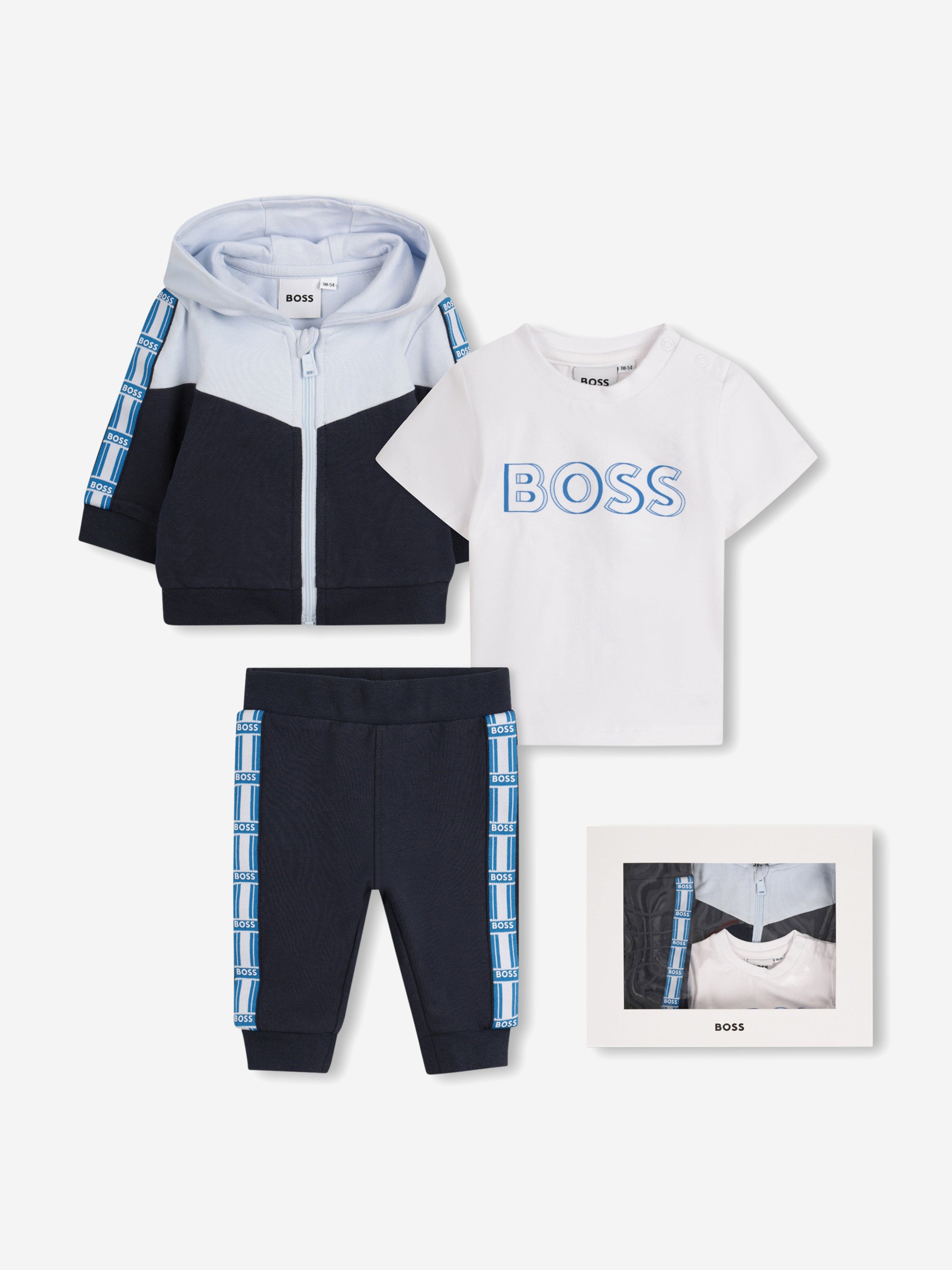 BOSS Baby Boys Tracksuit Set in Navy Get Authentic Cheap Pice