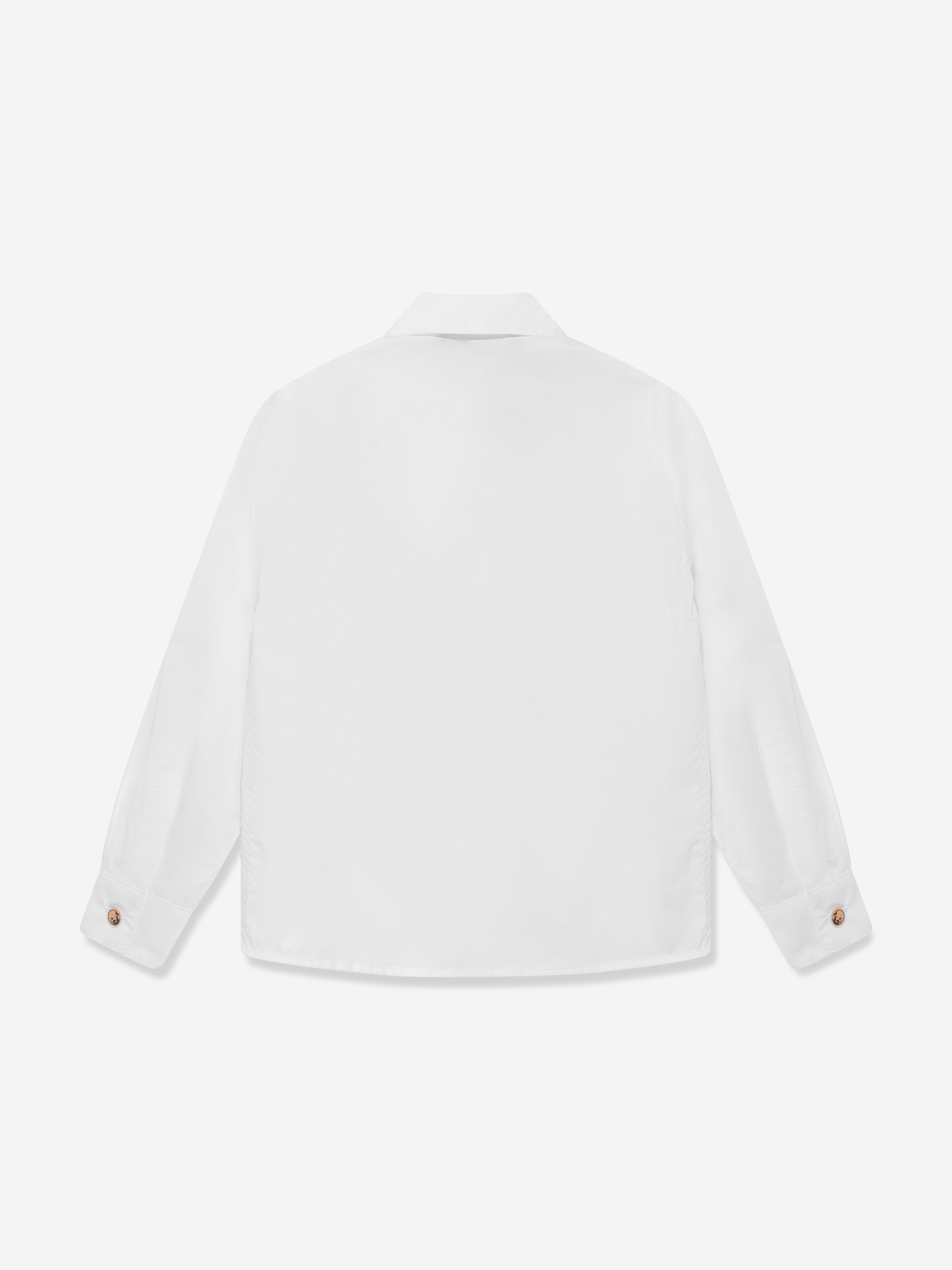 Versace Boys Medusa Logo Shirt in White Buy Cheap Release Dates