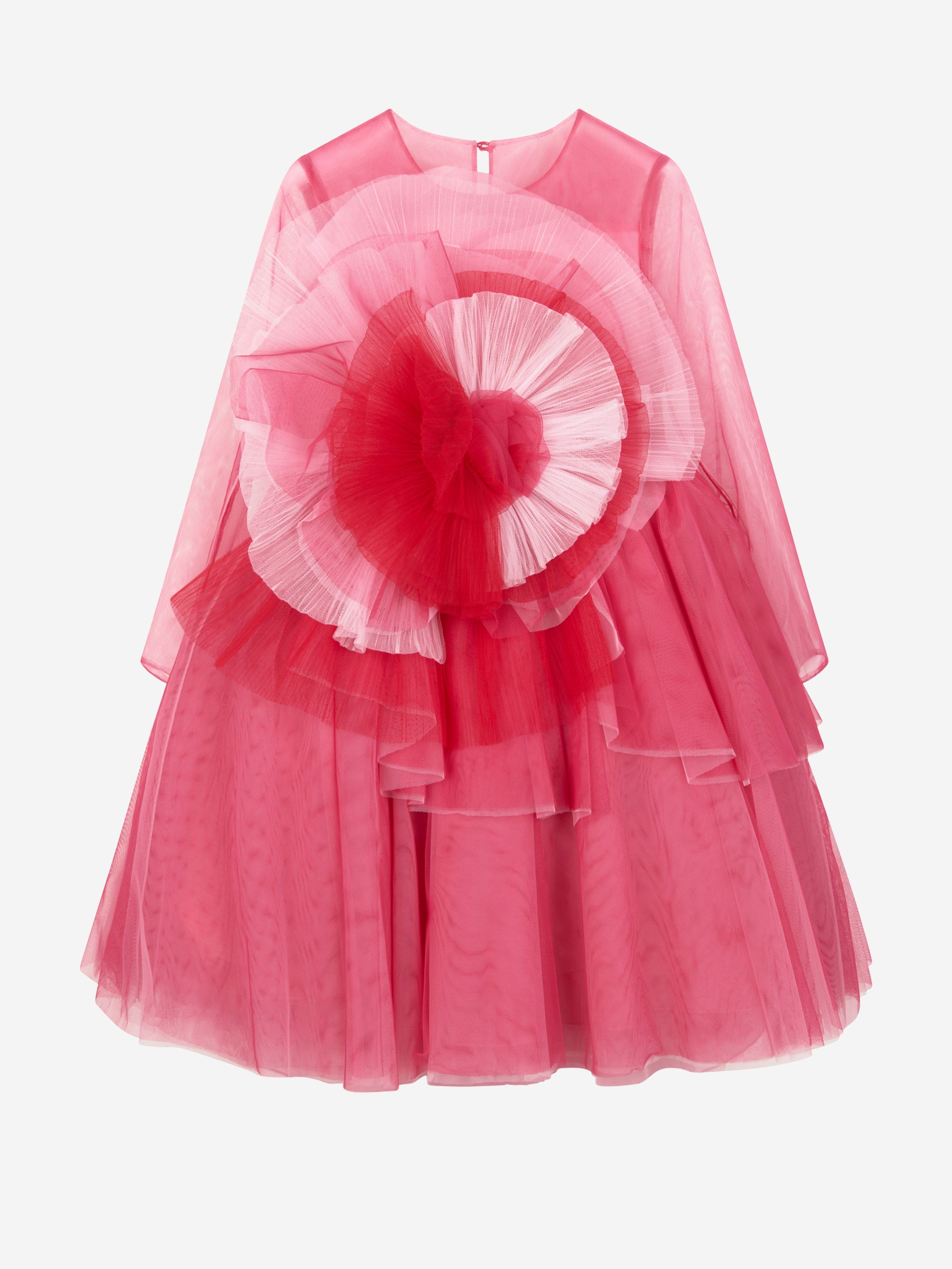Marchesa Girls Volant Tulle Gown in Pink Online Cheap Pice