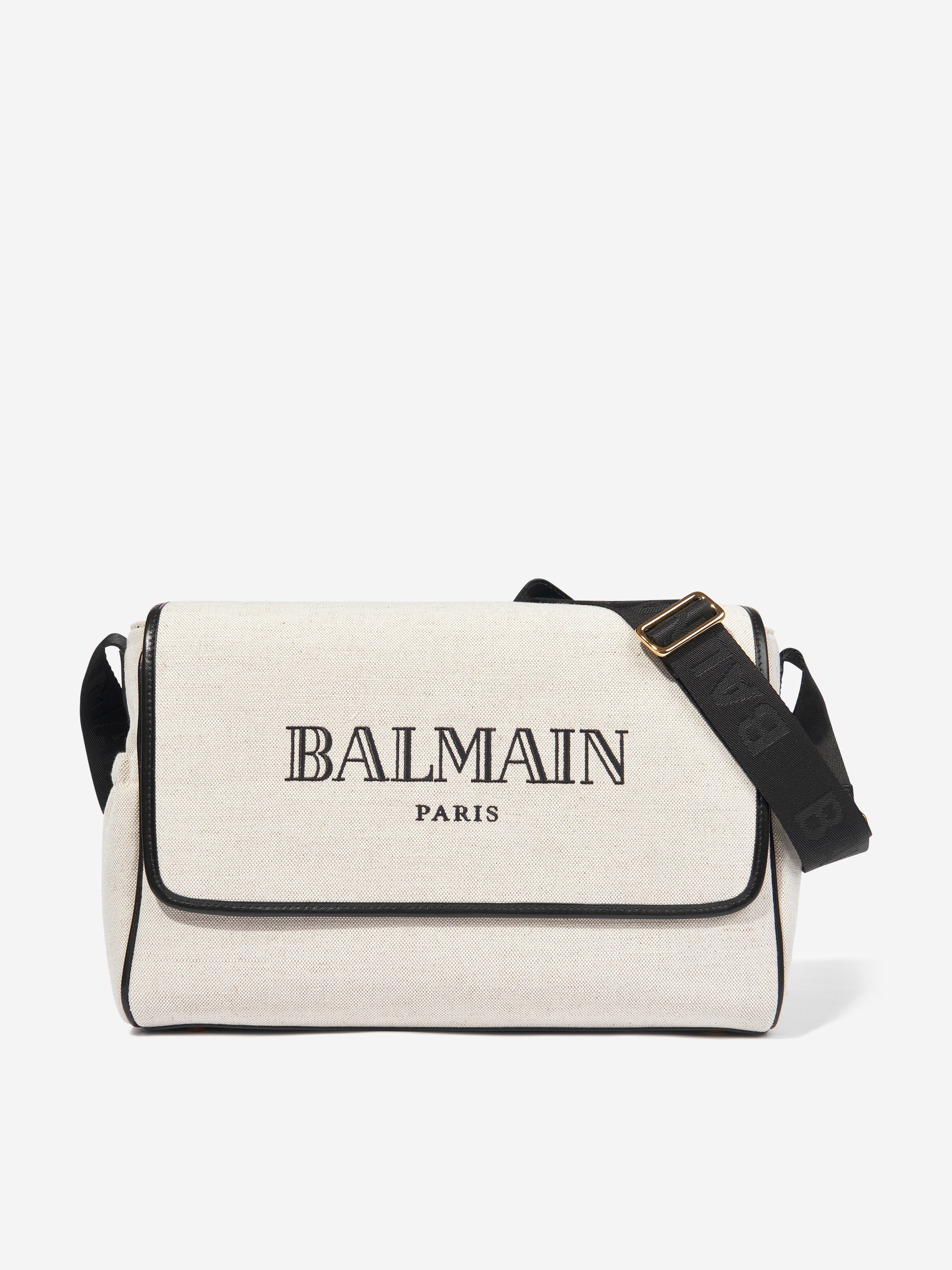 Balmain Baby Logo Changing Bag in Ivory (40cm) Shop Offer Cheap Pice
