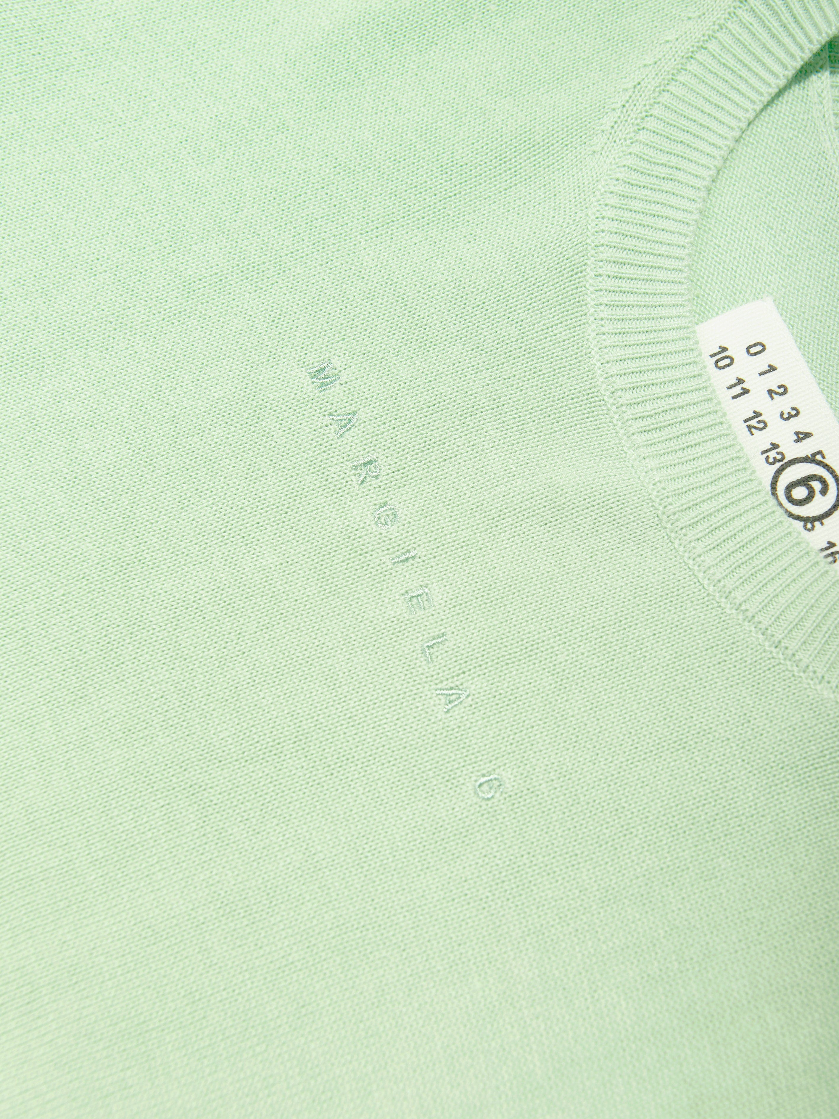 MM6 Maison Margiela Kids Lightweight Knit Jumper in Green Discount With Mastercard