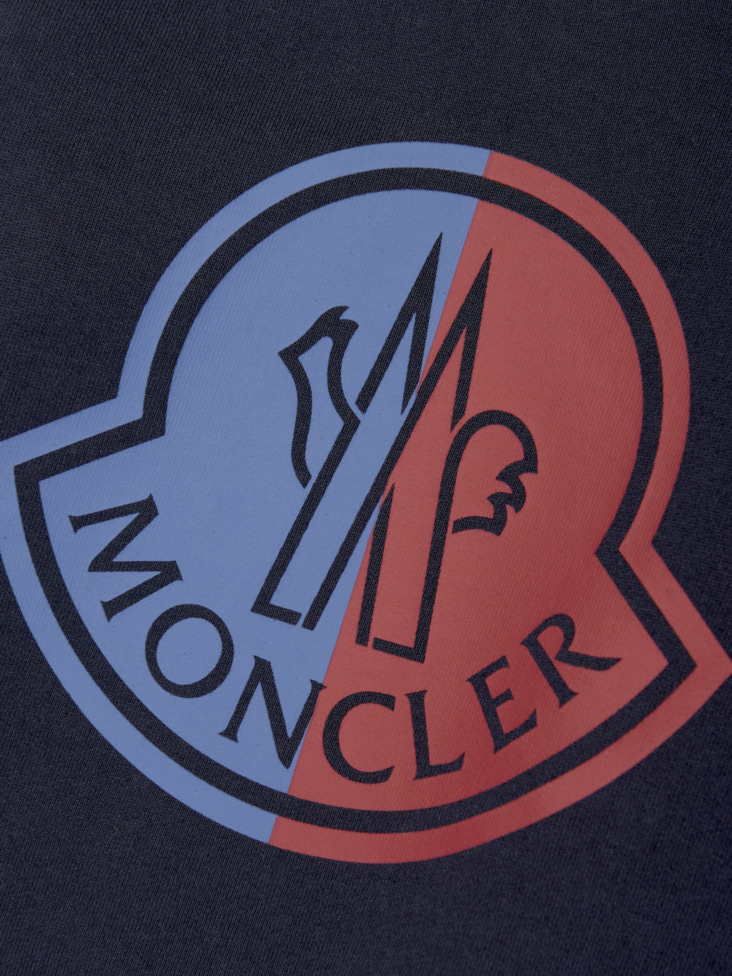 Moncler Enfant Boys Branded Sweatshirt in Navy Discount Choice