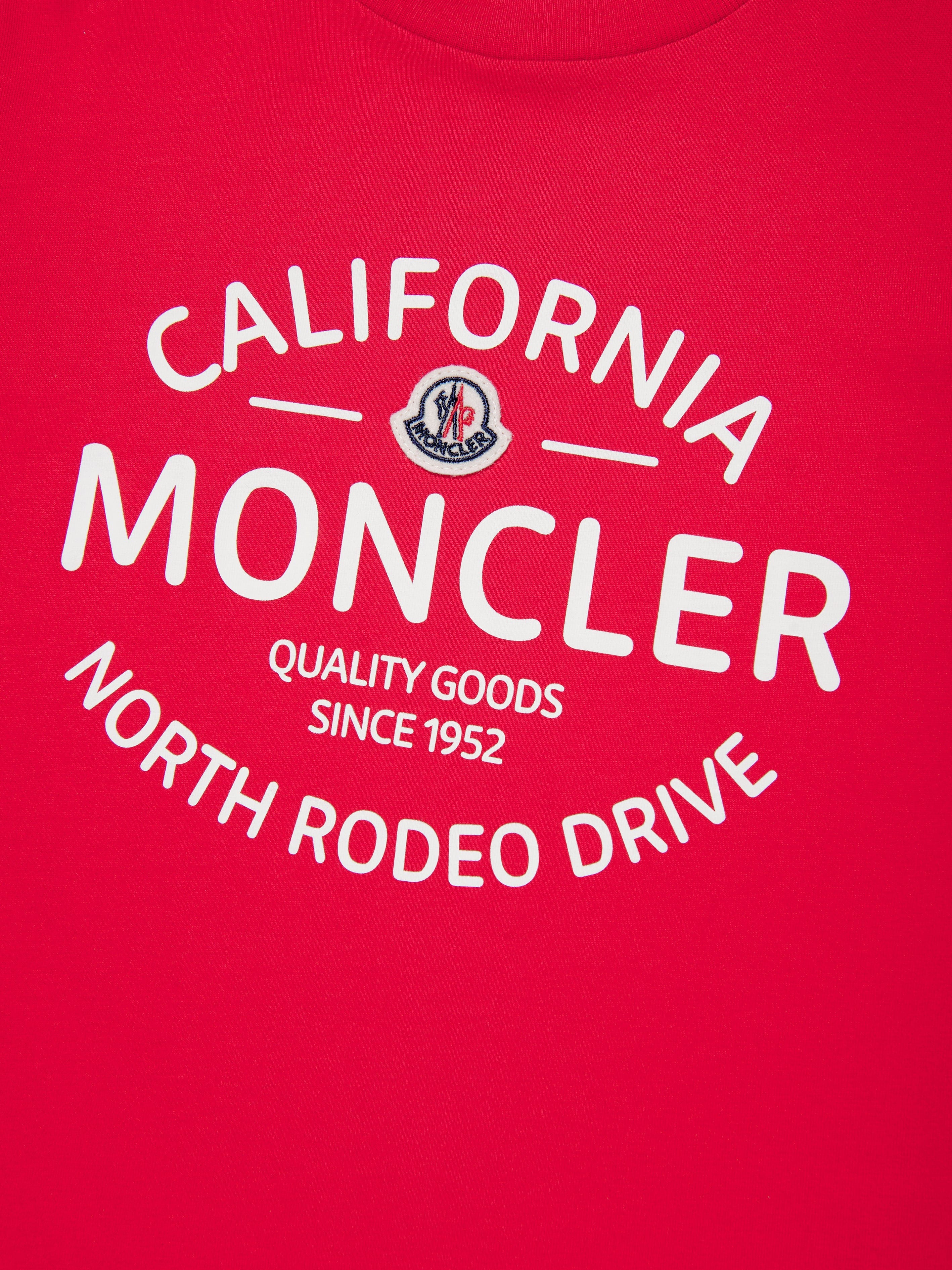 Moncler Enfant Boys Ride The Waves T-Shirt in Red Buy