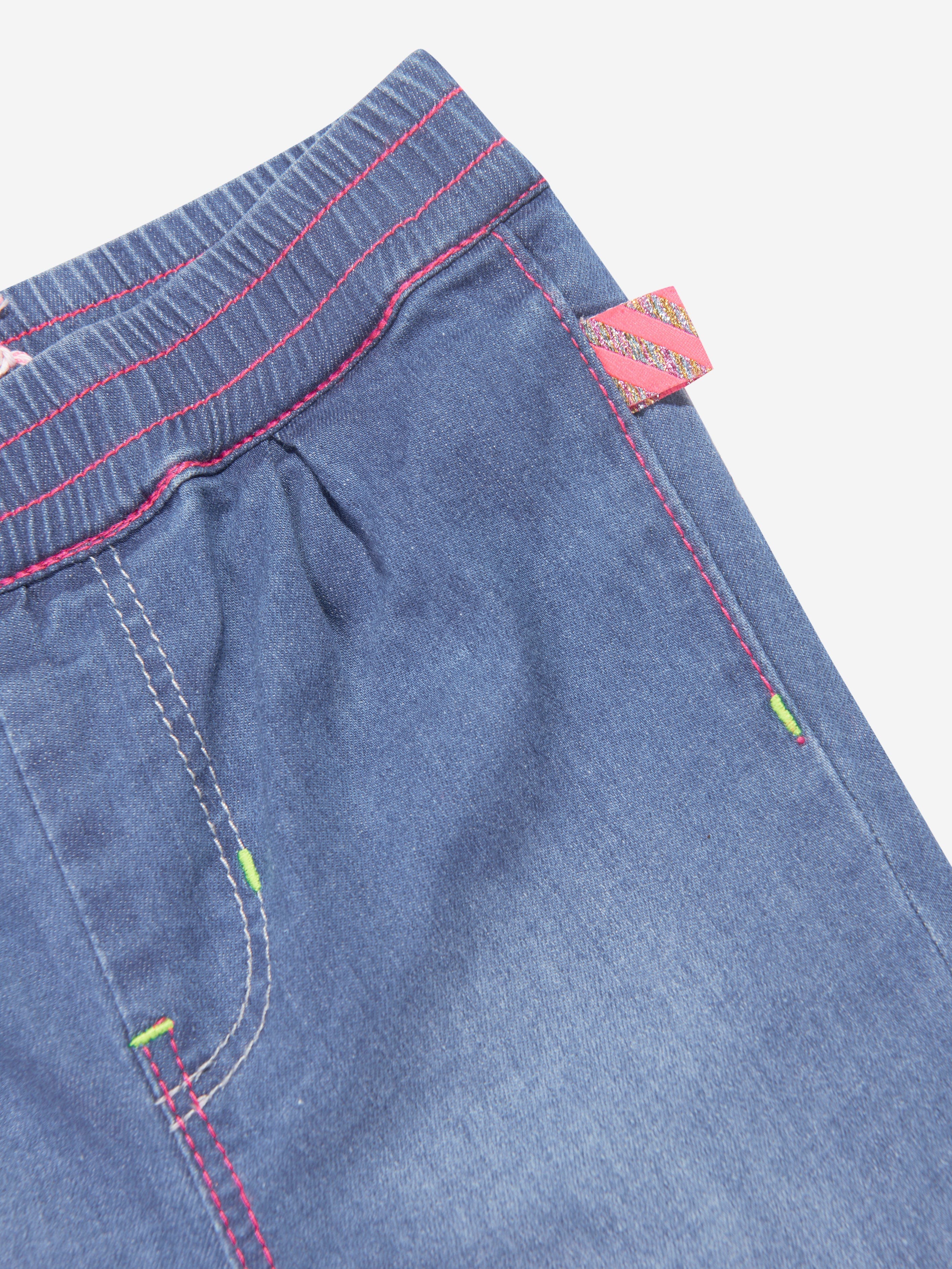 Billieblush Baby Girls Pull On Jeans in Blue Outlet Best Sale