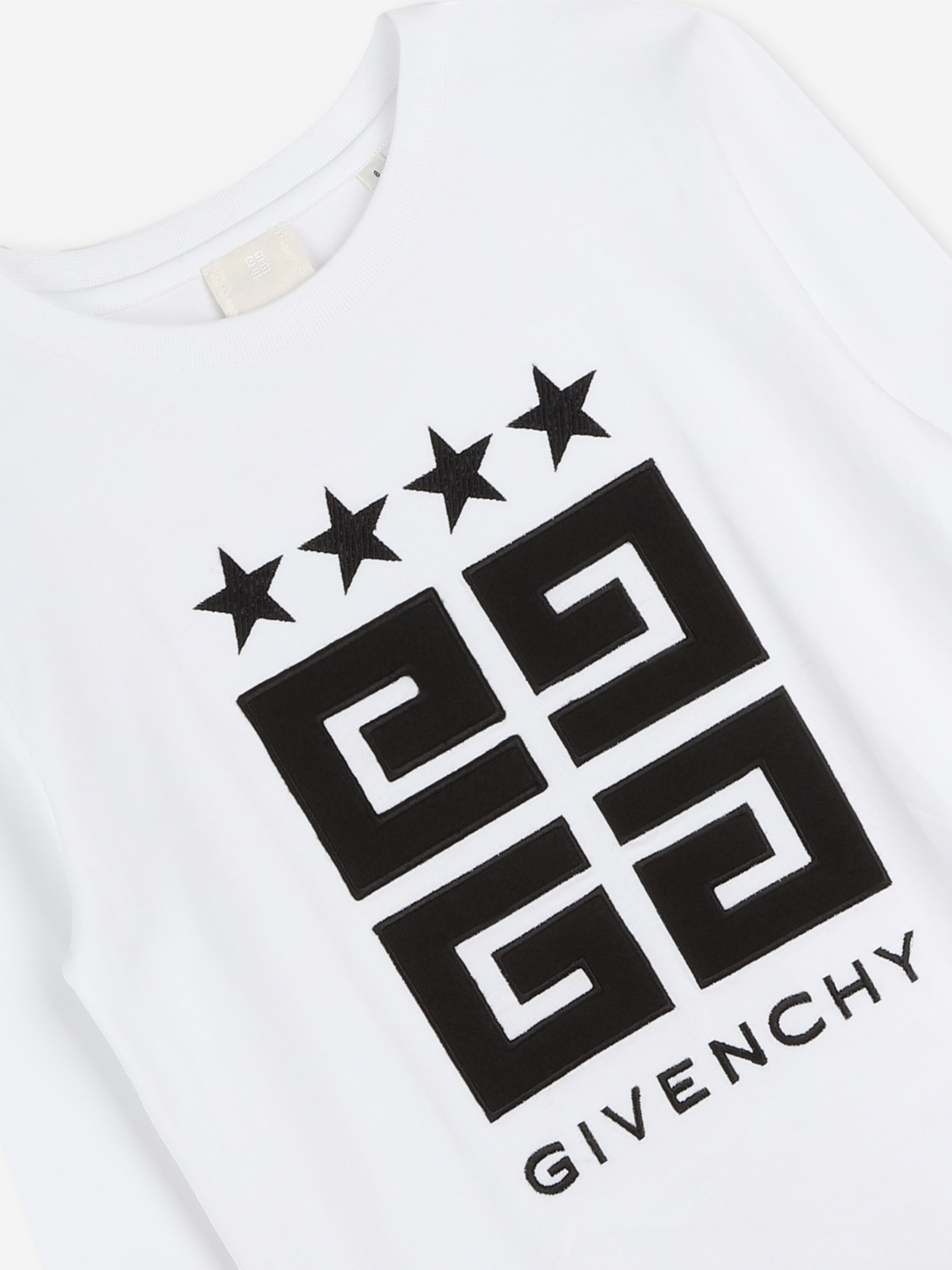 Givenchy Boys 4G Long Sleeve T-Shirt in White Buy Cheap Official Site