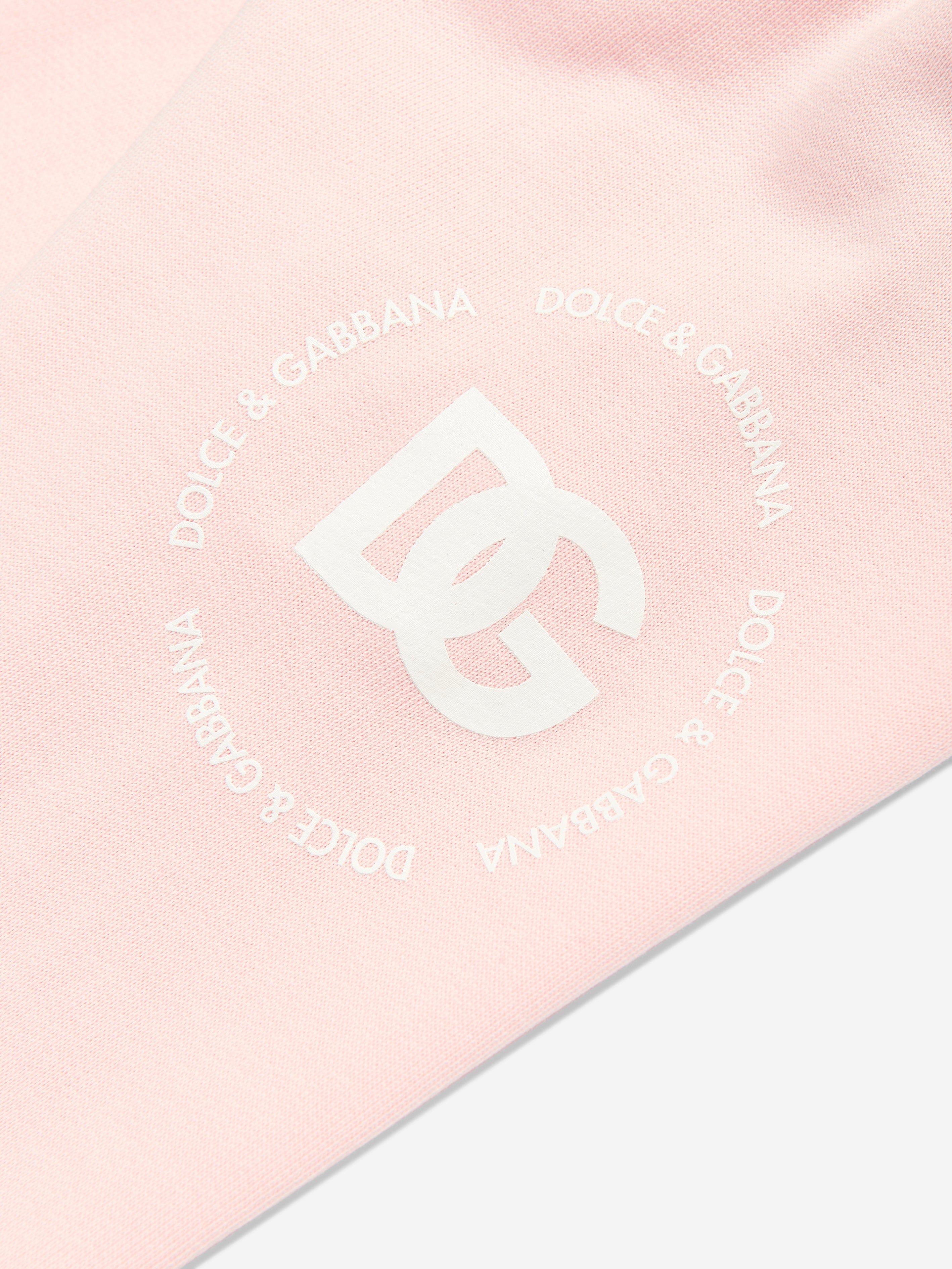 Dolce & Gabbana Baby Girls Logomania Joggers in Pink Marketable Online