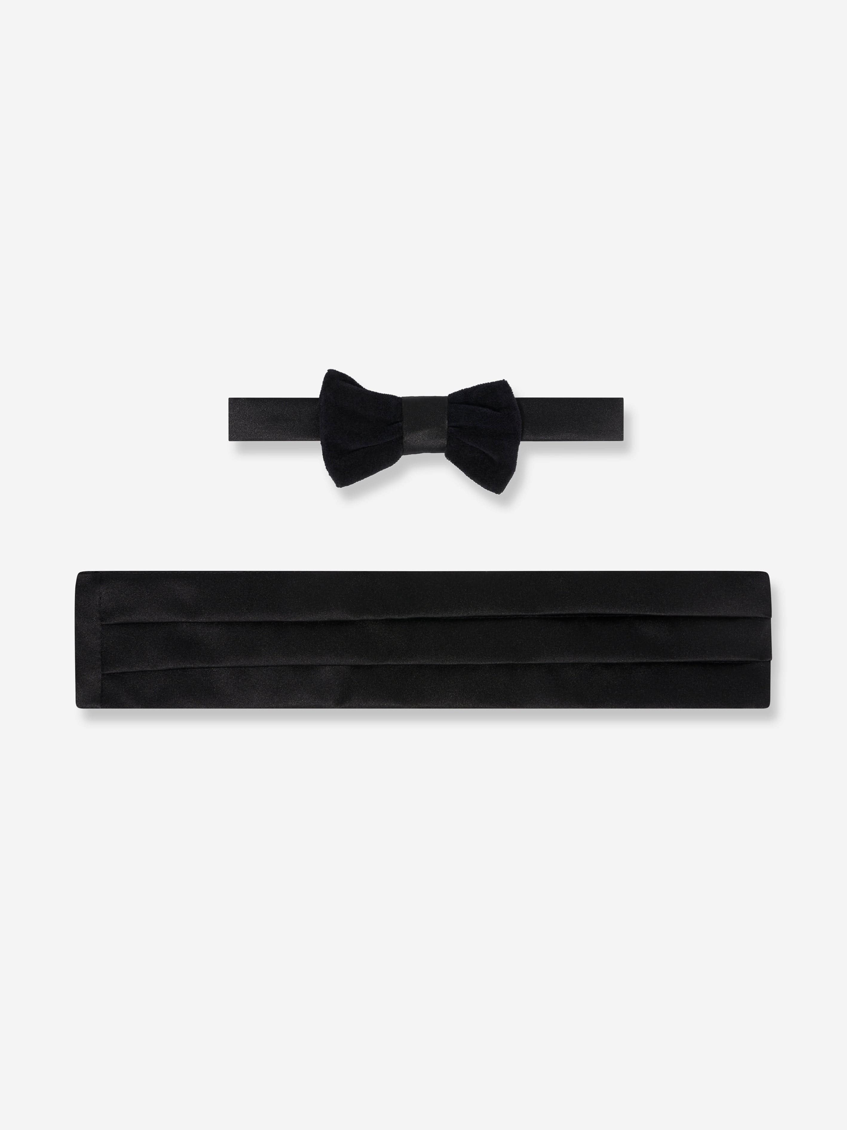 Patachou Boys Velvet Bow Tie in Black Buy Cheap Visit