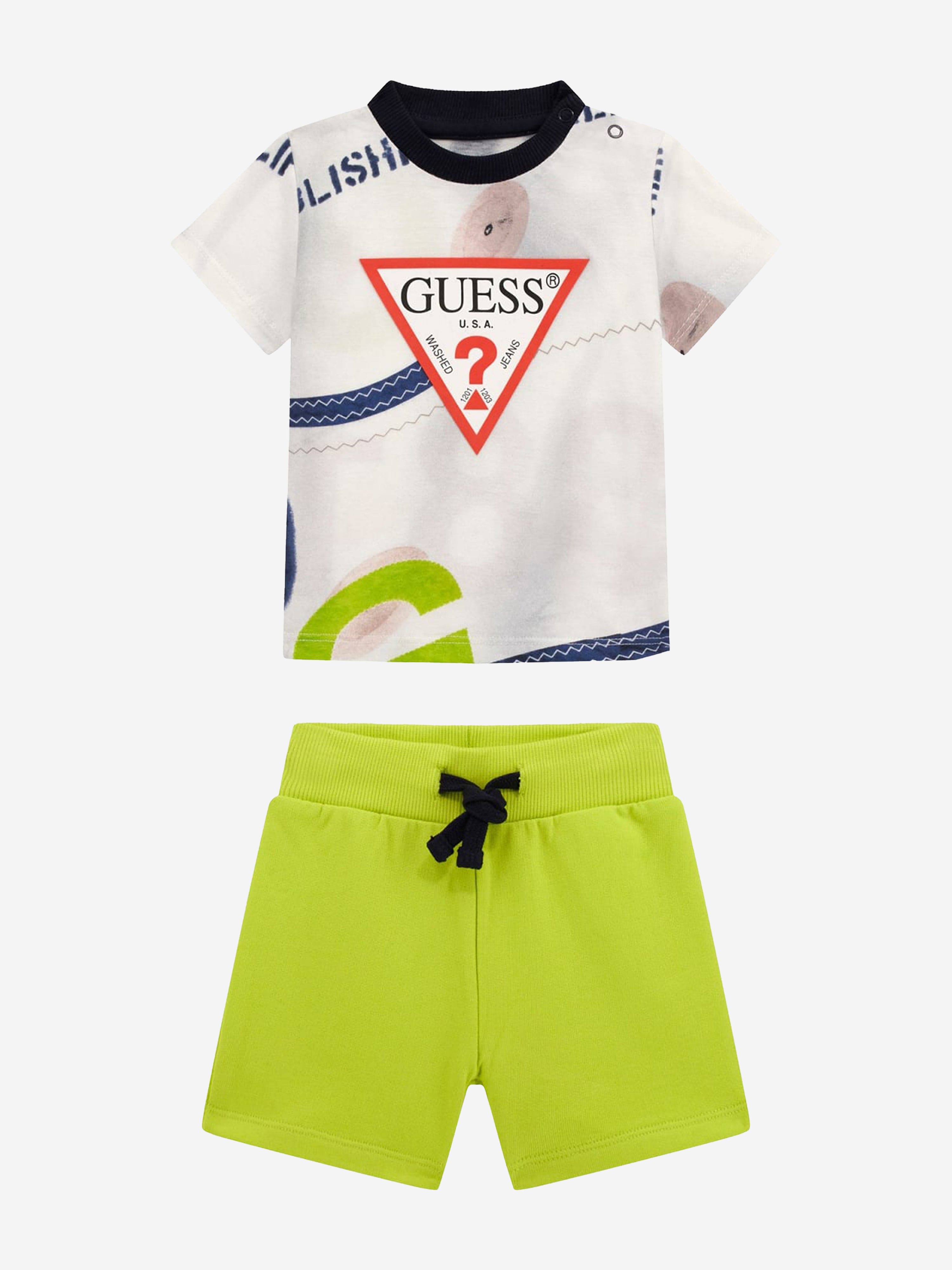 Baby Boys Short Set in Multicolour Collections Cheap Online