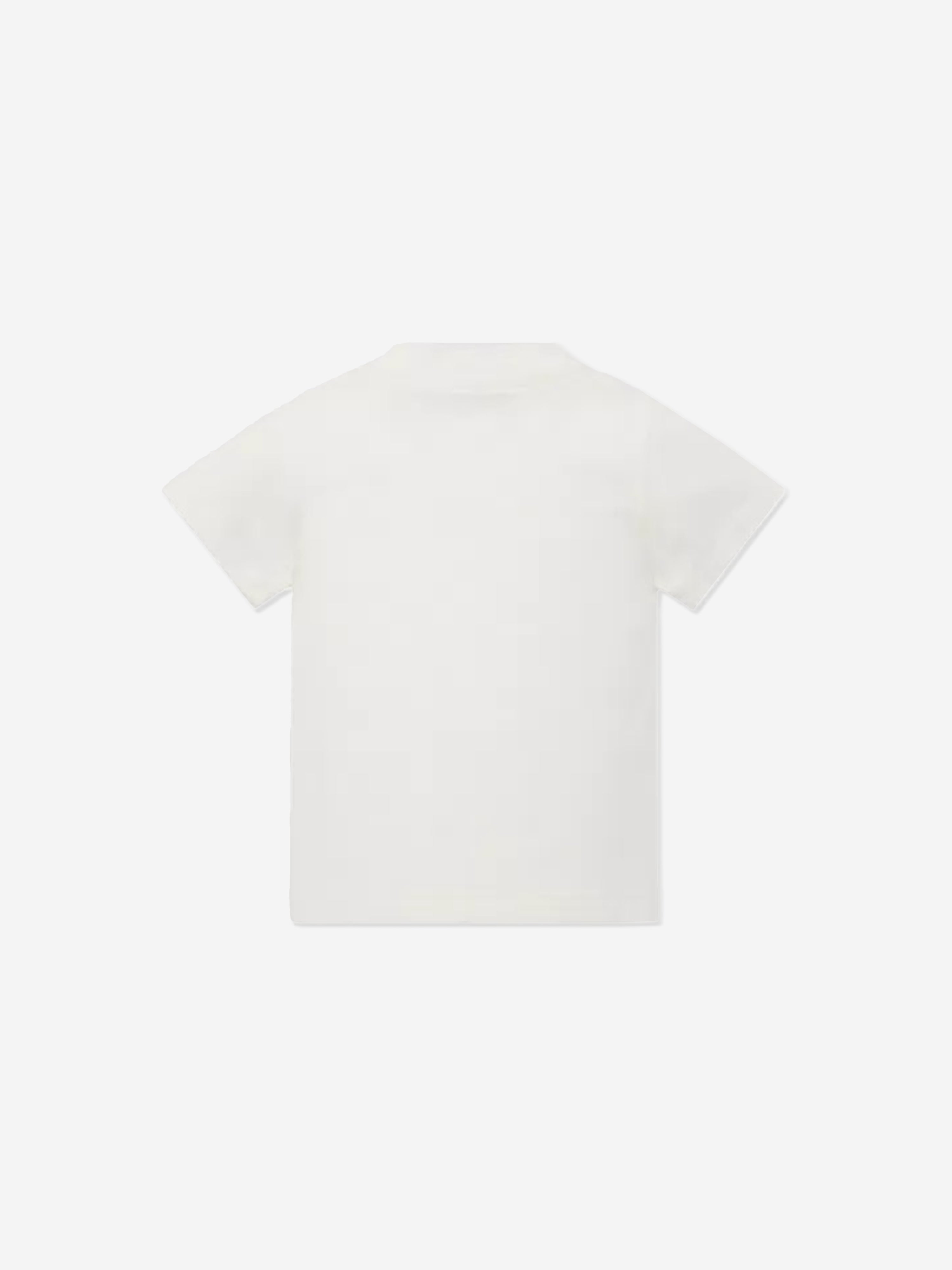 Moncler Enfant Baby Boys Logo T-Shirt in Ivory Finishline Online