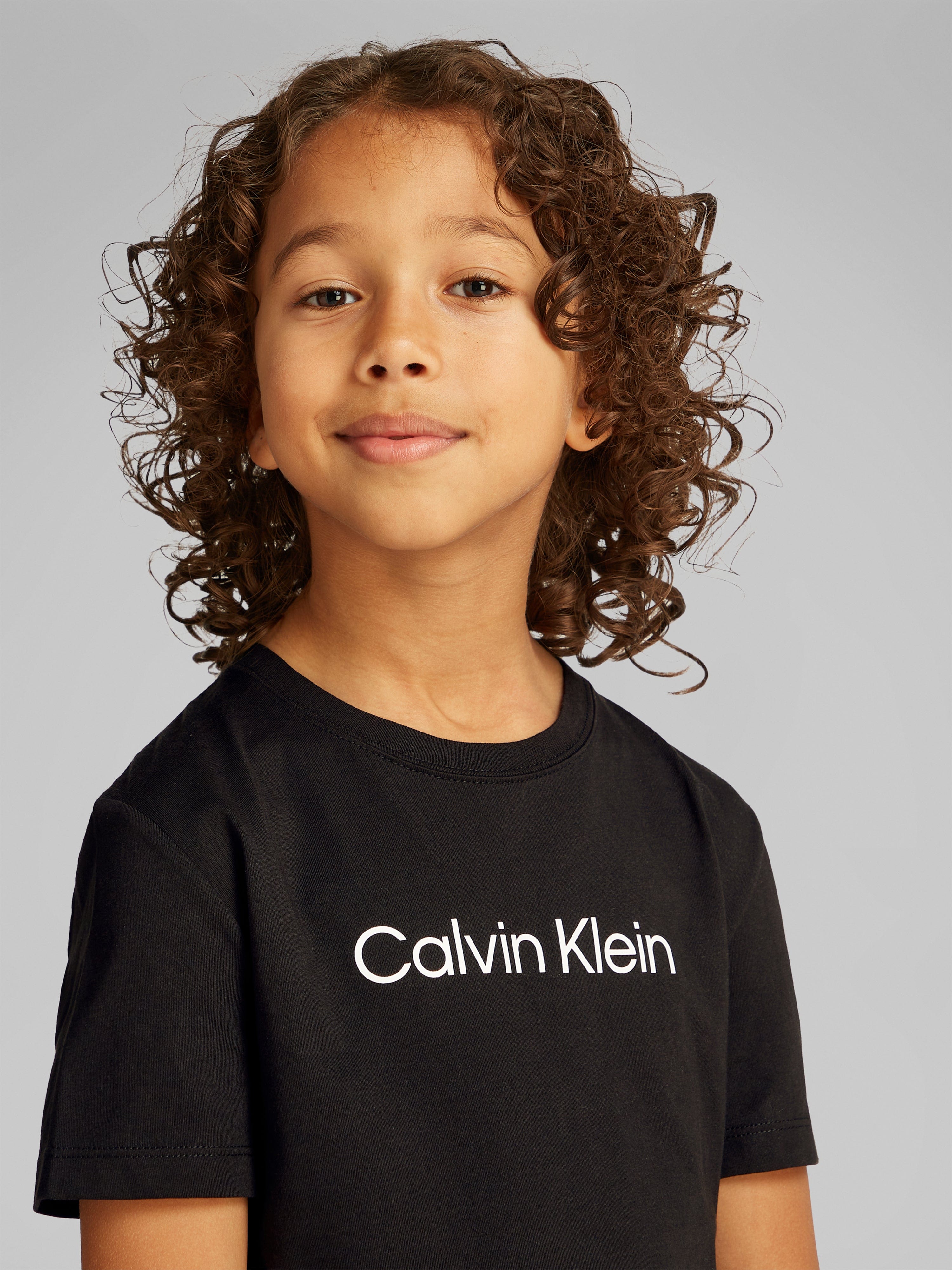Kids Logo T-Shirt in Black 100% Original Cheap Pice
