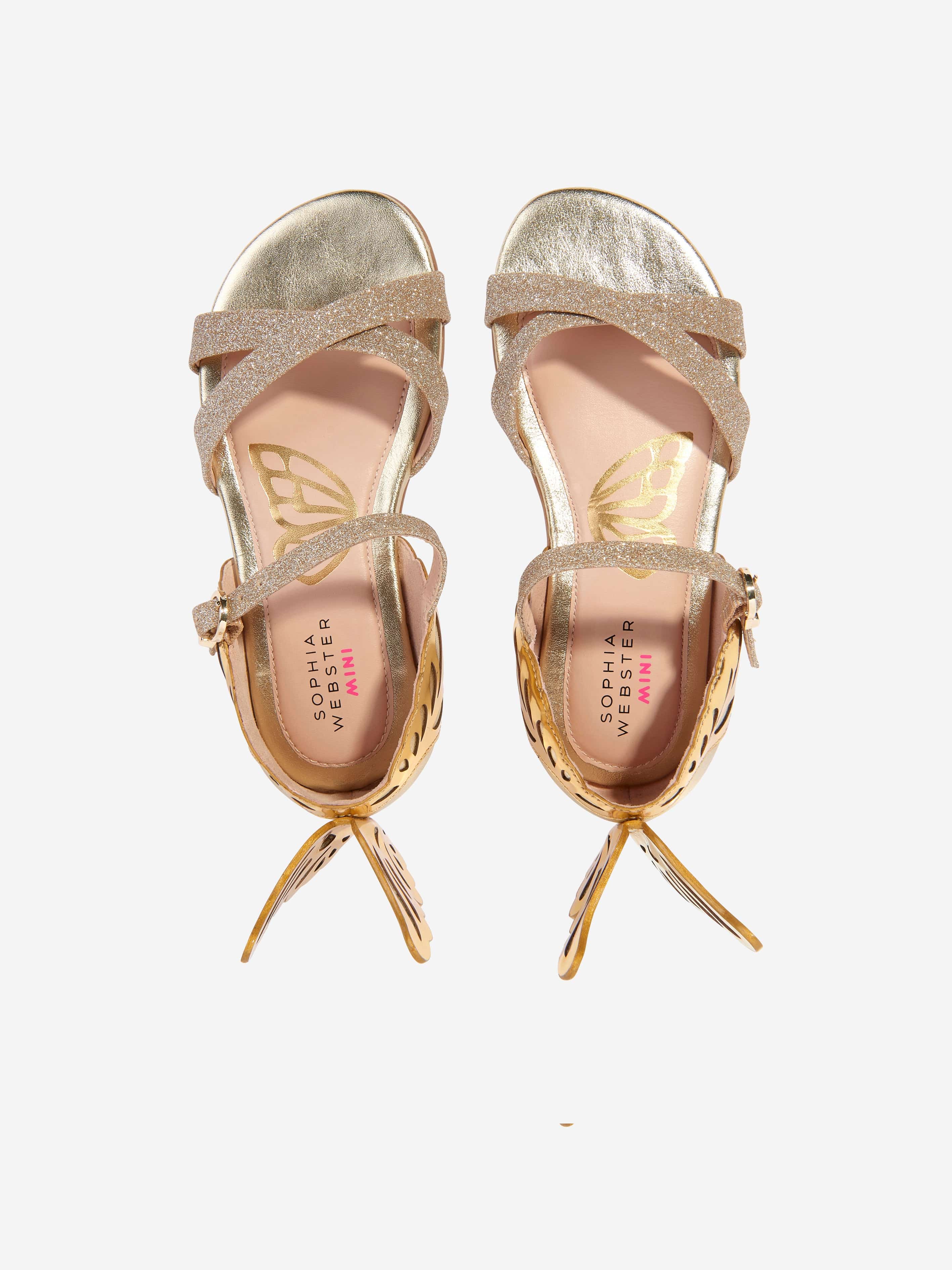 Sophia Webster Girls Leather Heavenly Sandals in Gold Cheapest Pice Cheap Online