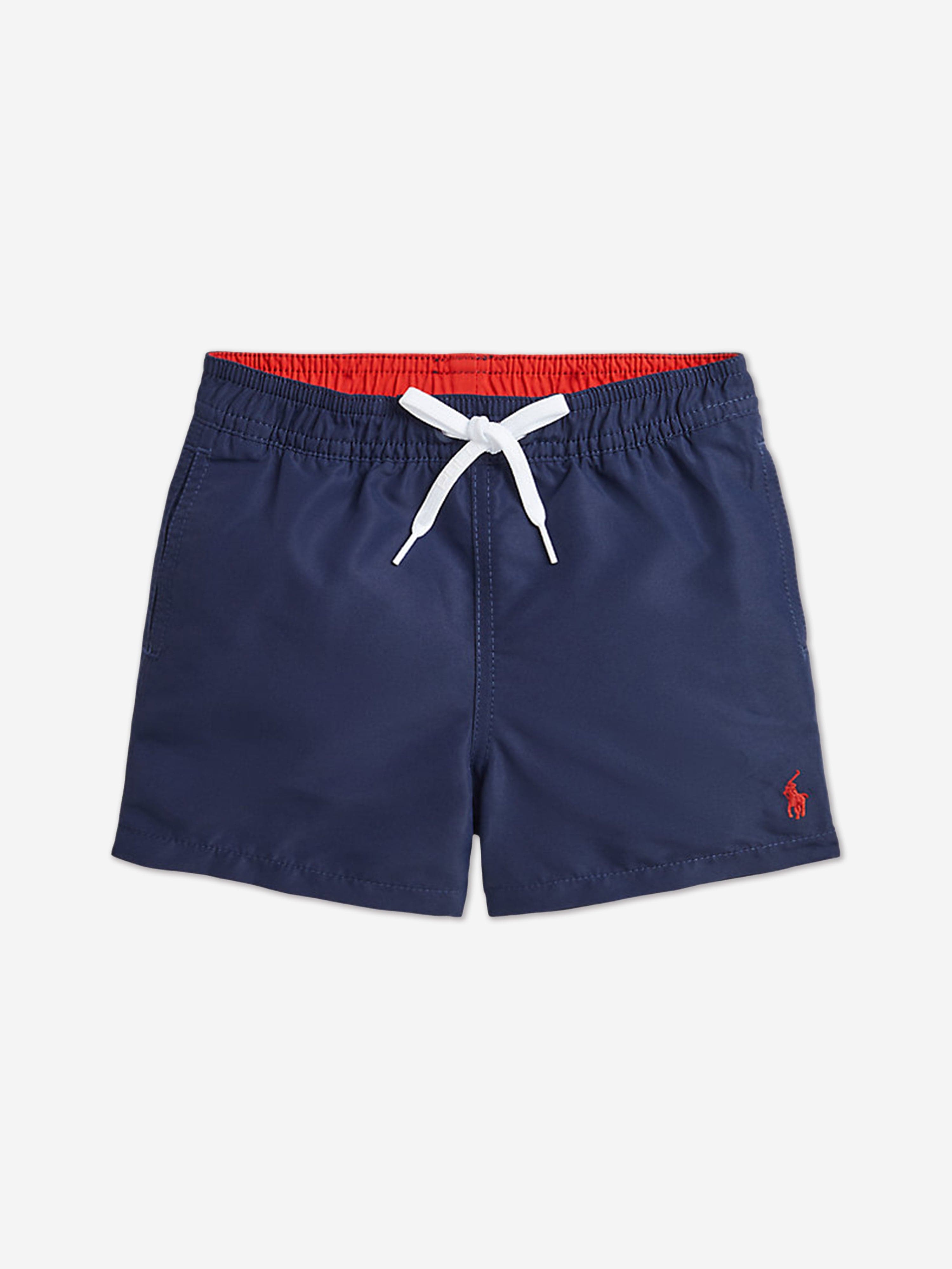 Boys Logo Swim Shorts in Navy Outlet Wiki
