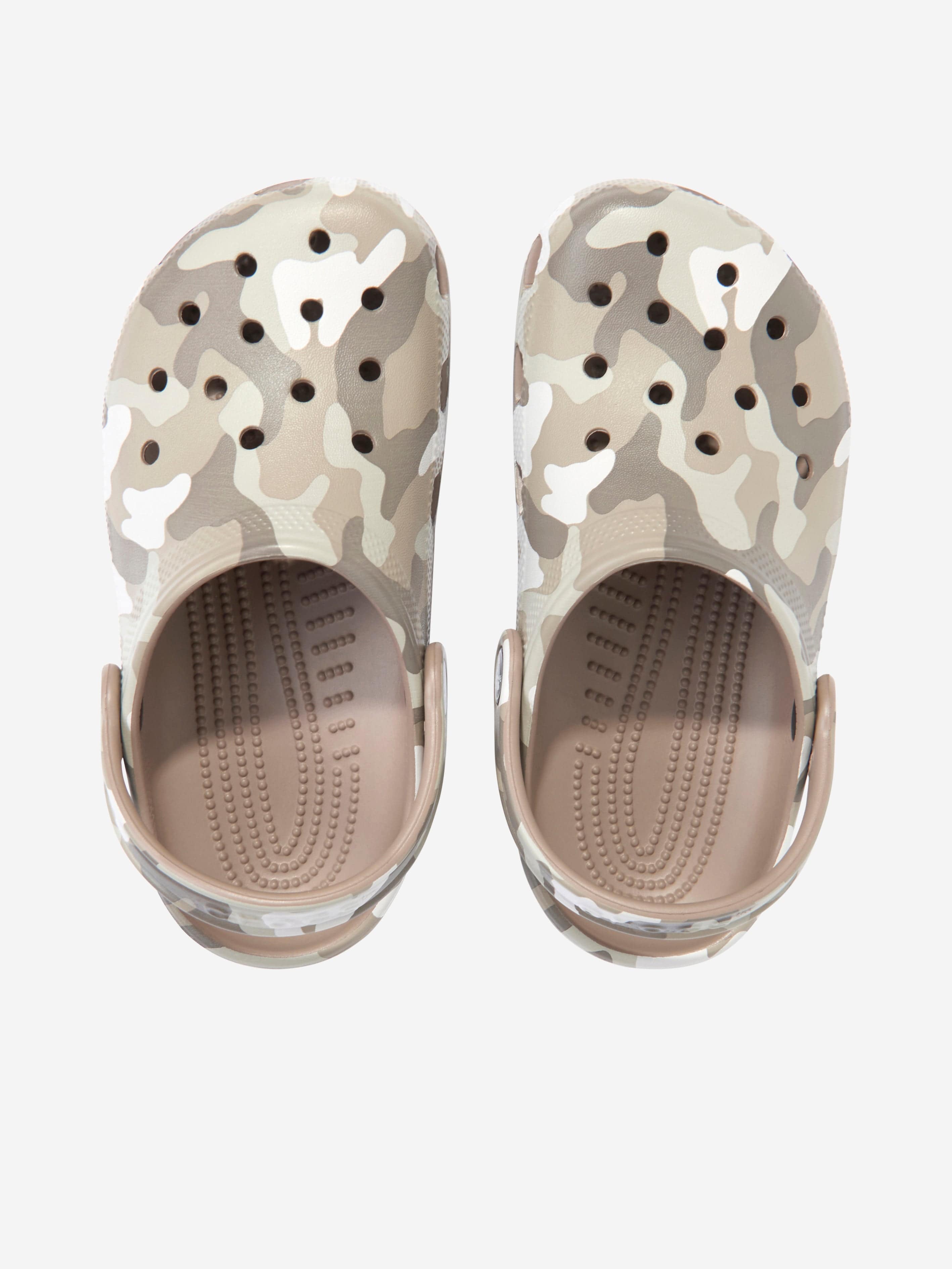 Crocs Kids Classic Camo Clog in Brown Outlet Get To Buy