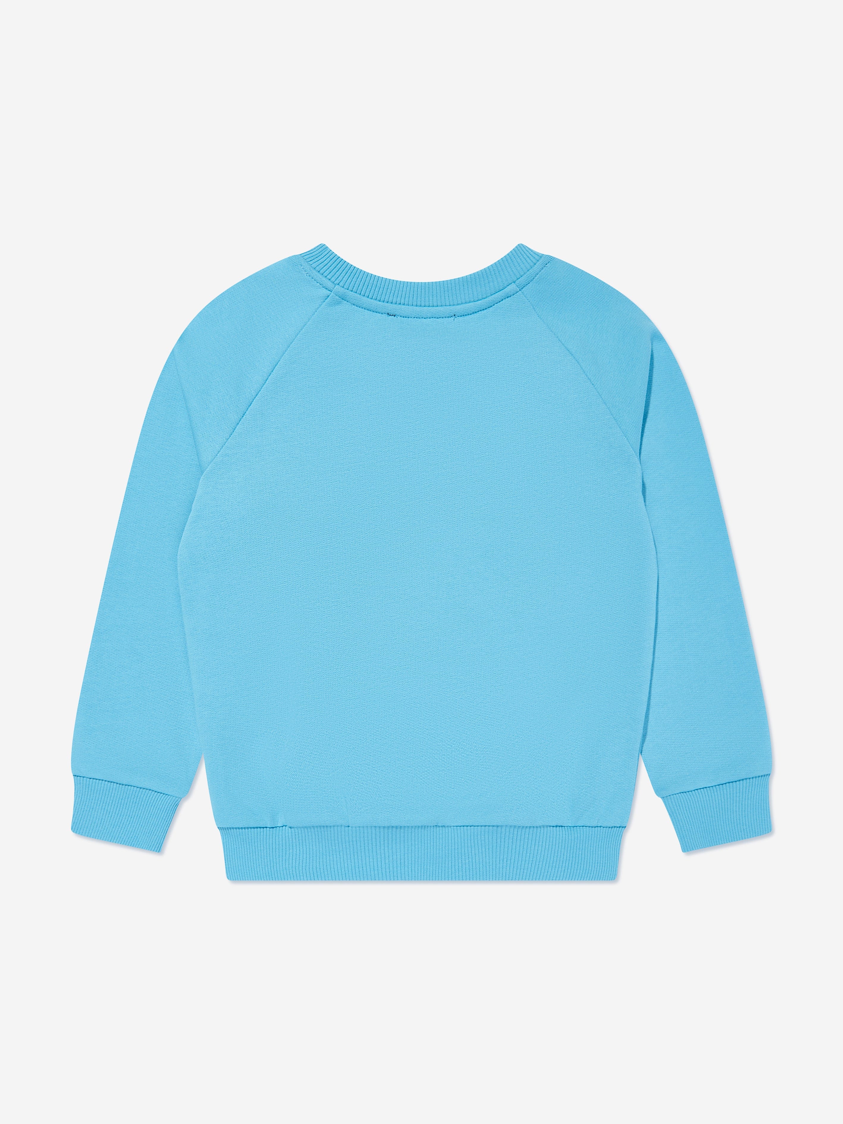 Balmain Kids Logo Sweatshirt in Blue Sale Low Pice Fee Shipping