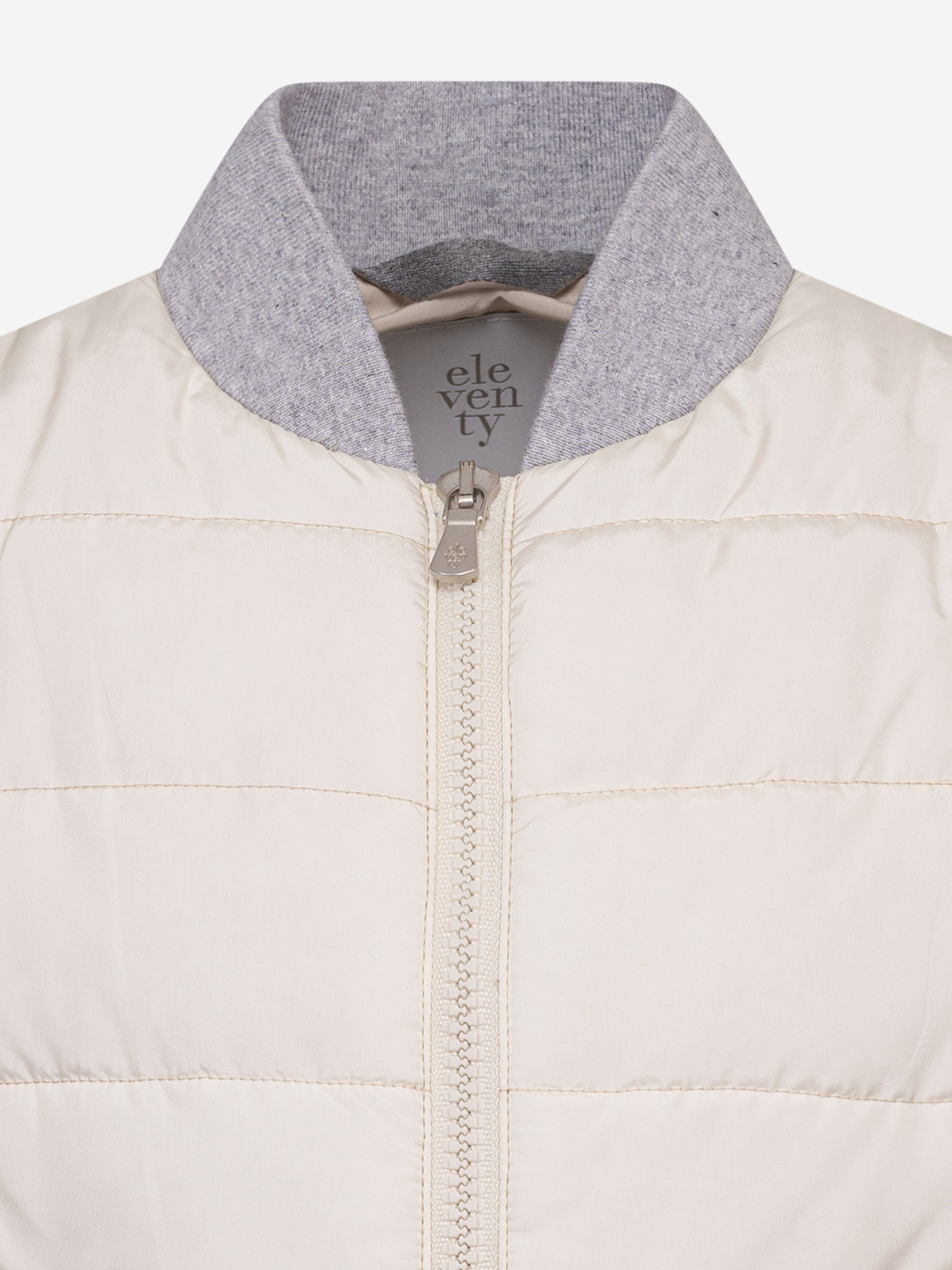 Boys Padded Gilet in Ivory Cheap Official