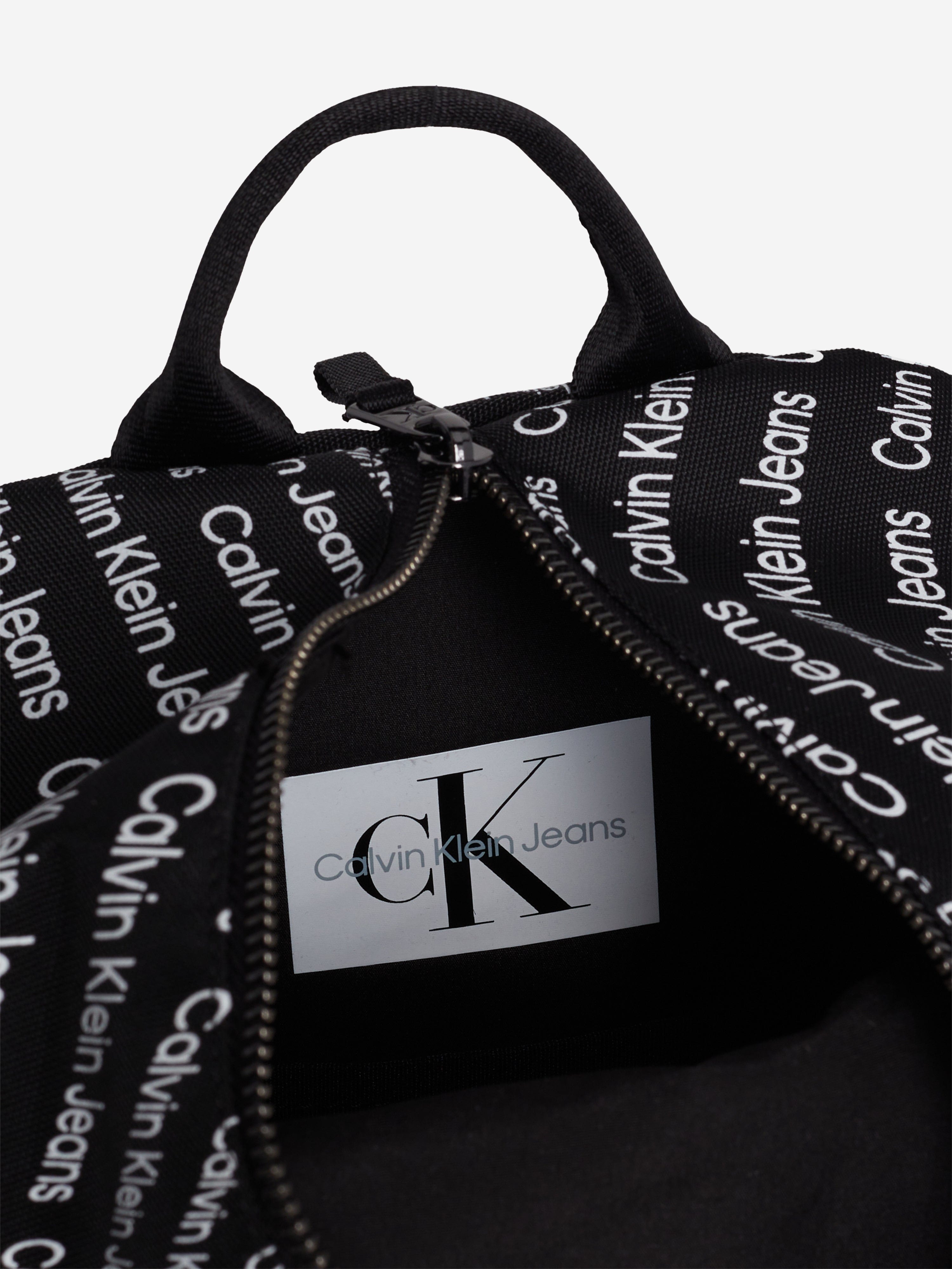 Calvin Klein Kids Logo Backpack in Black (36cm) Get To Buy