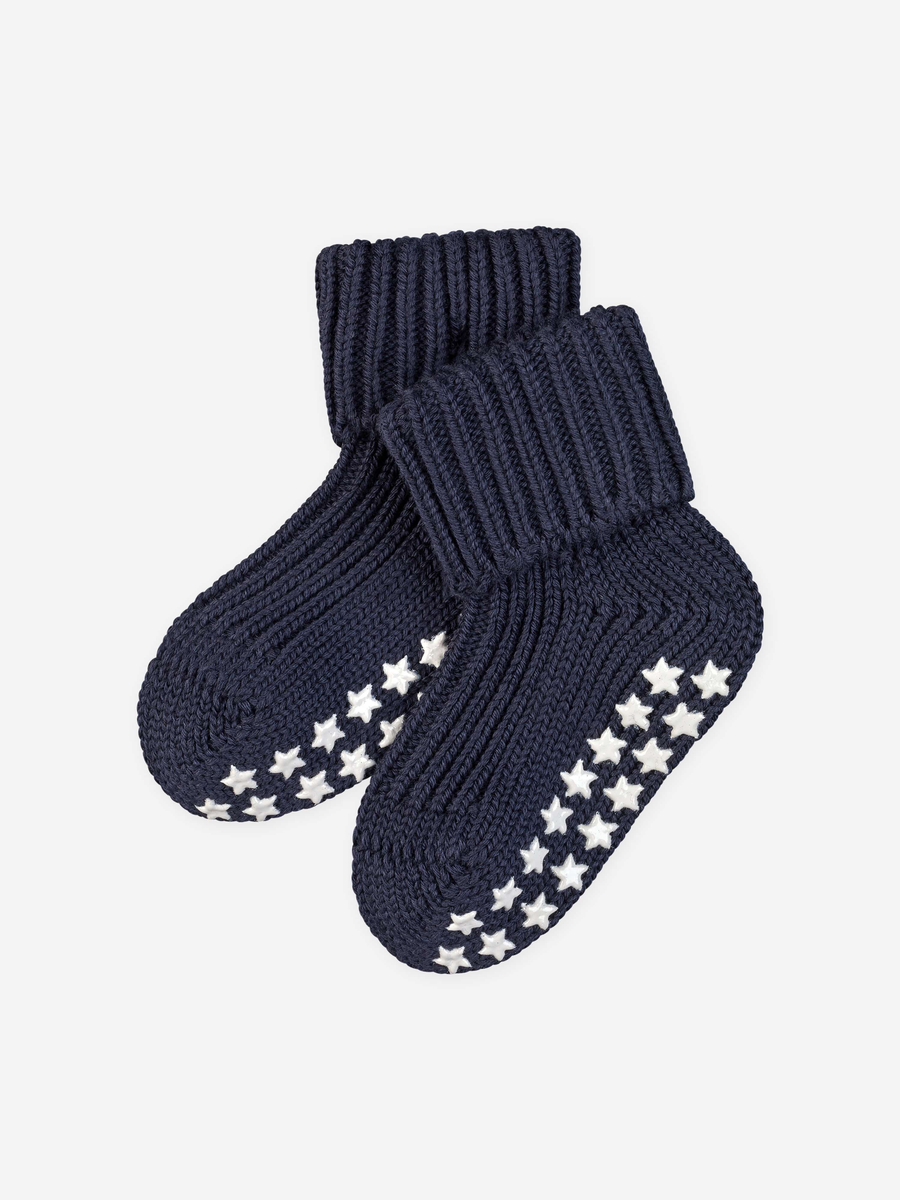 Falke Baby Cotton Catspads House Socks in Navy Cheap Supply