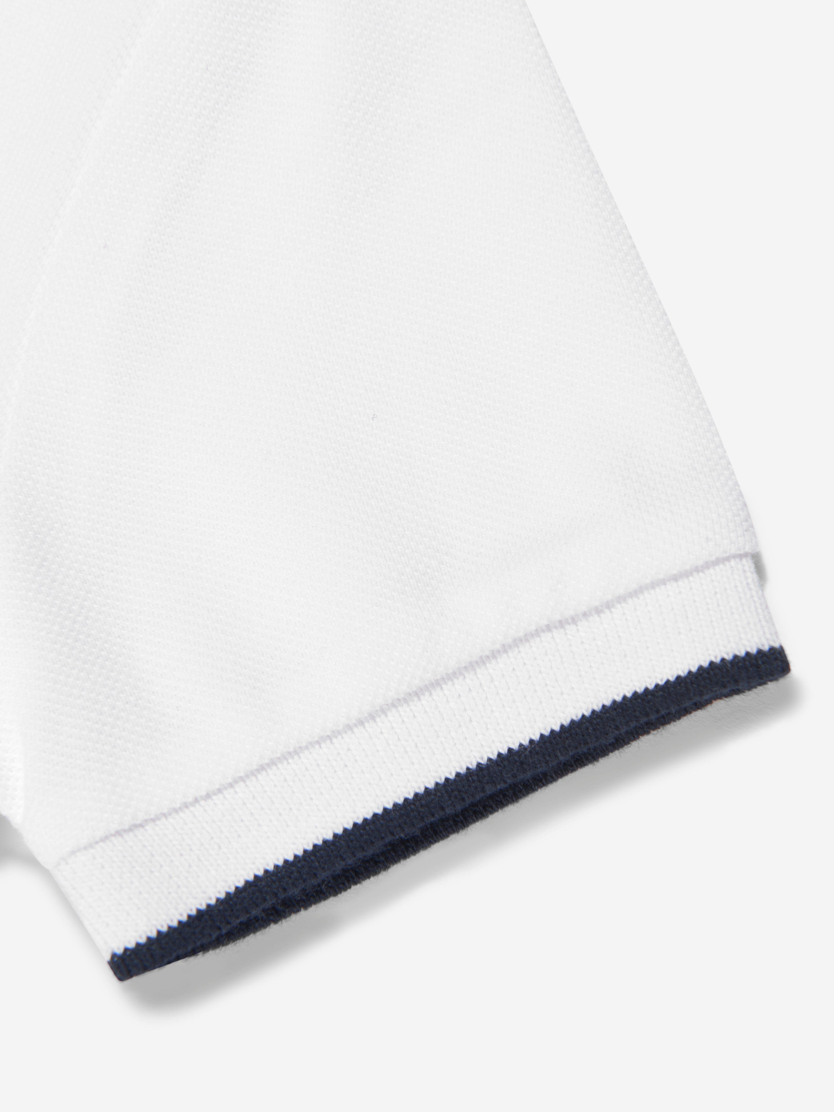 BOSS Baby Boys Logo Polo Shirt in White Cheap Sale Collections