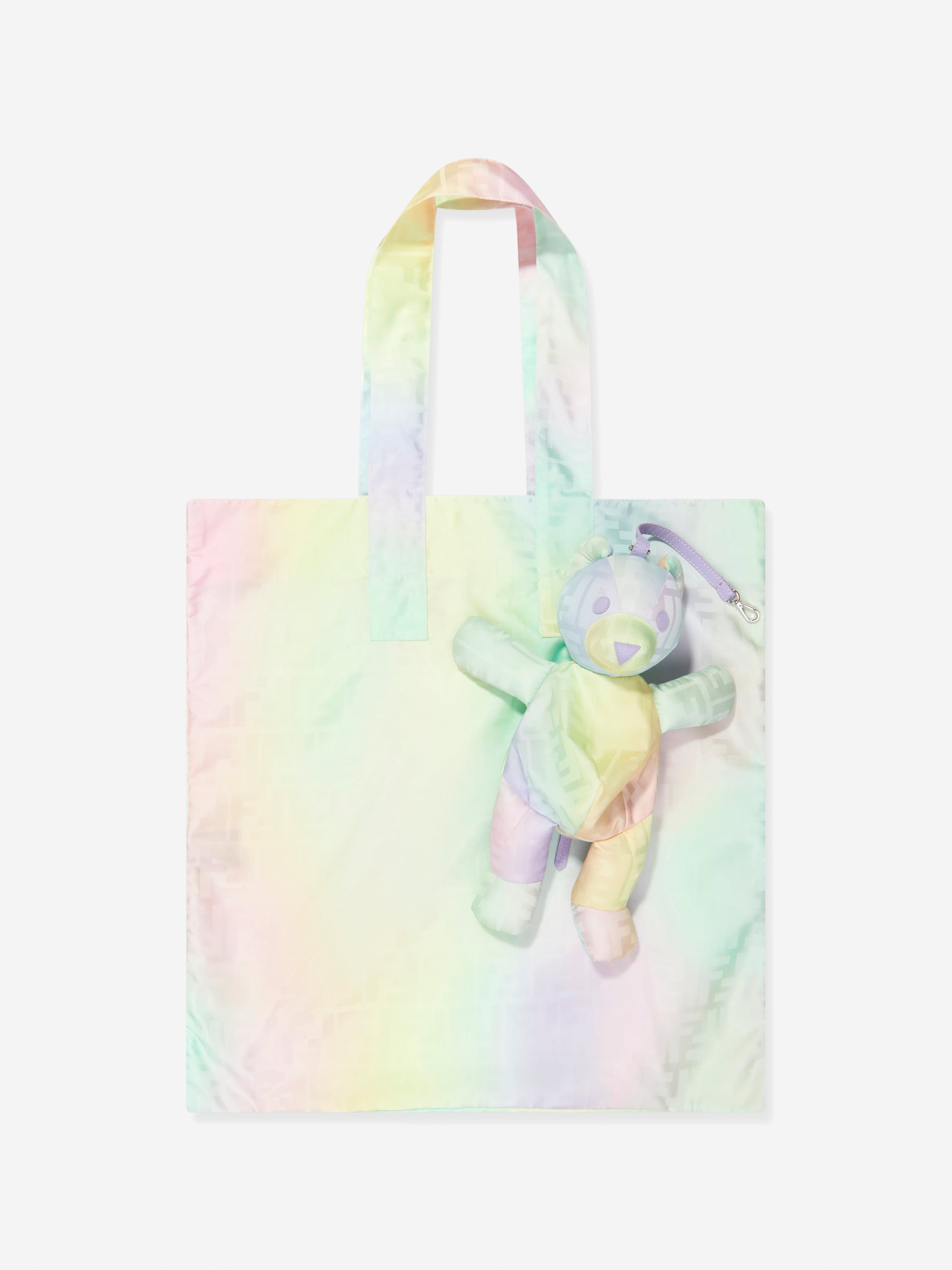 Fendi Girls Metaverse Shopper Bag in Multicolour Recommend For Sale