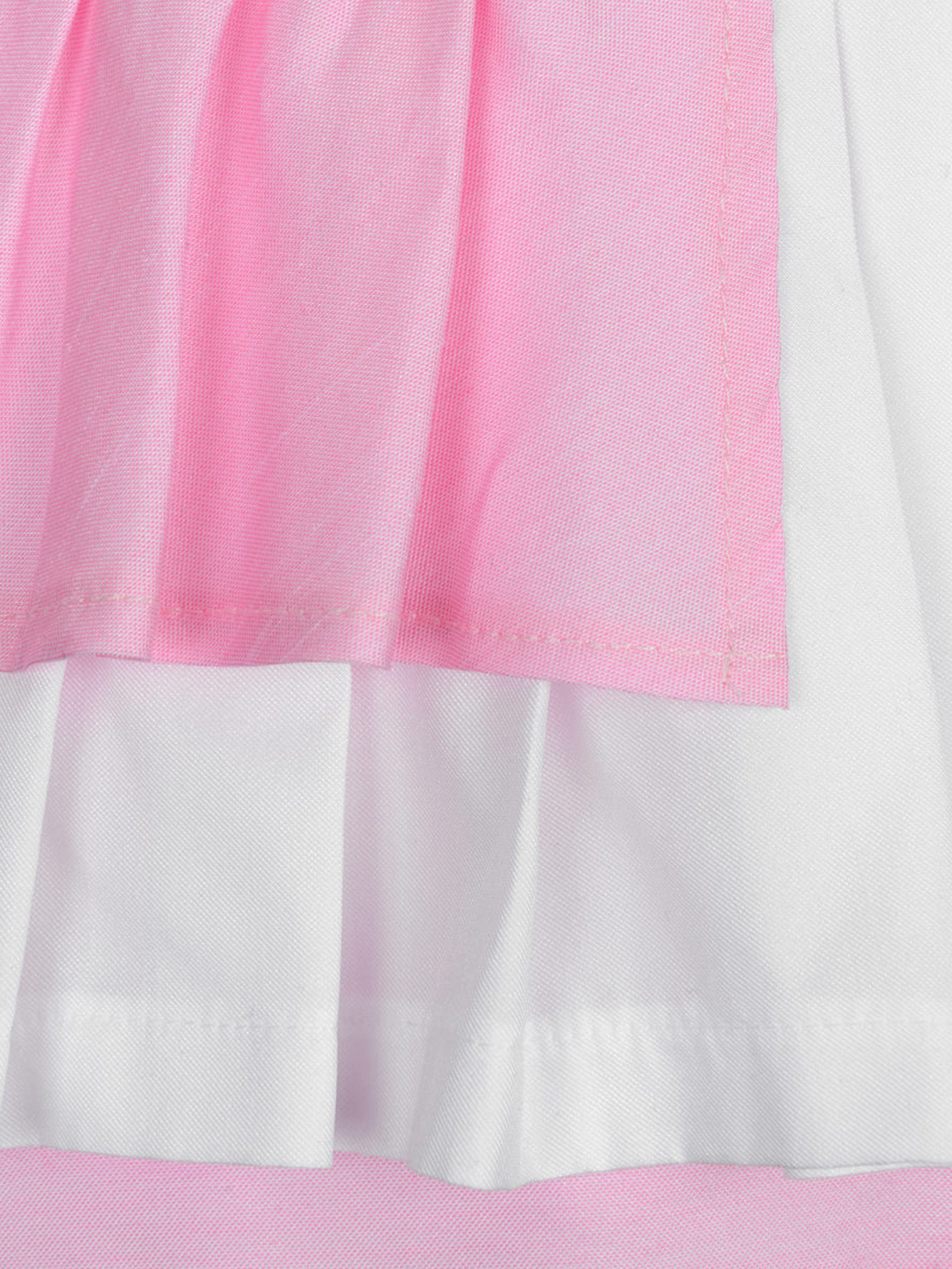 Simonetta White & Pink Dress Cheap Sale Reliable