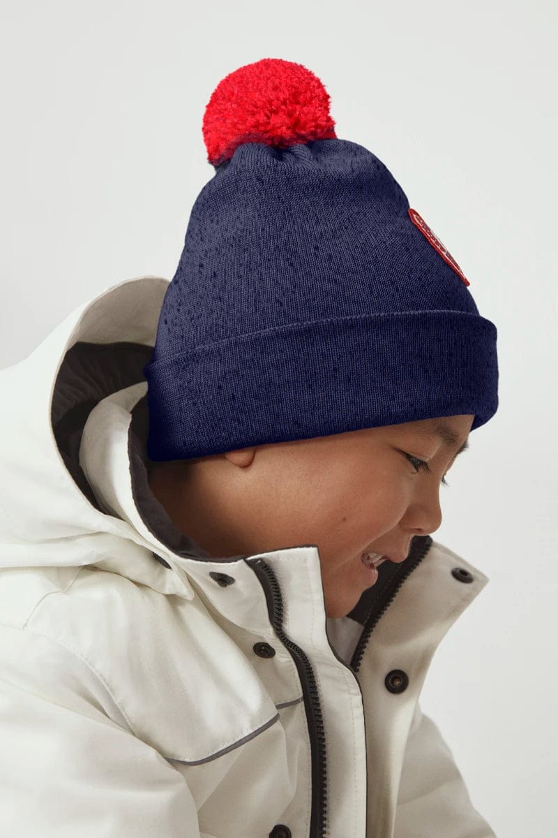 Canada Goose Kids Wool Pom Pom Hat Grey Outlet Store Online