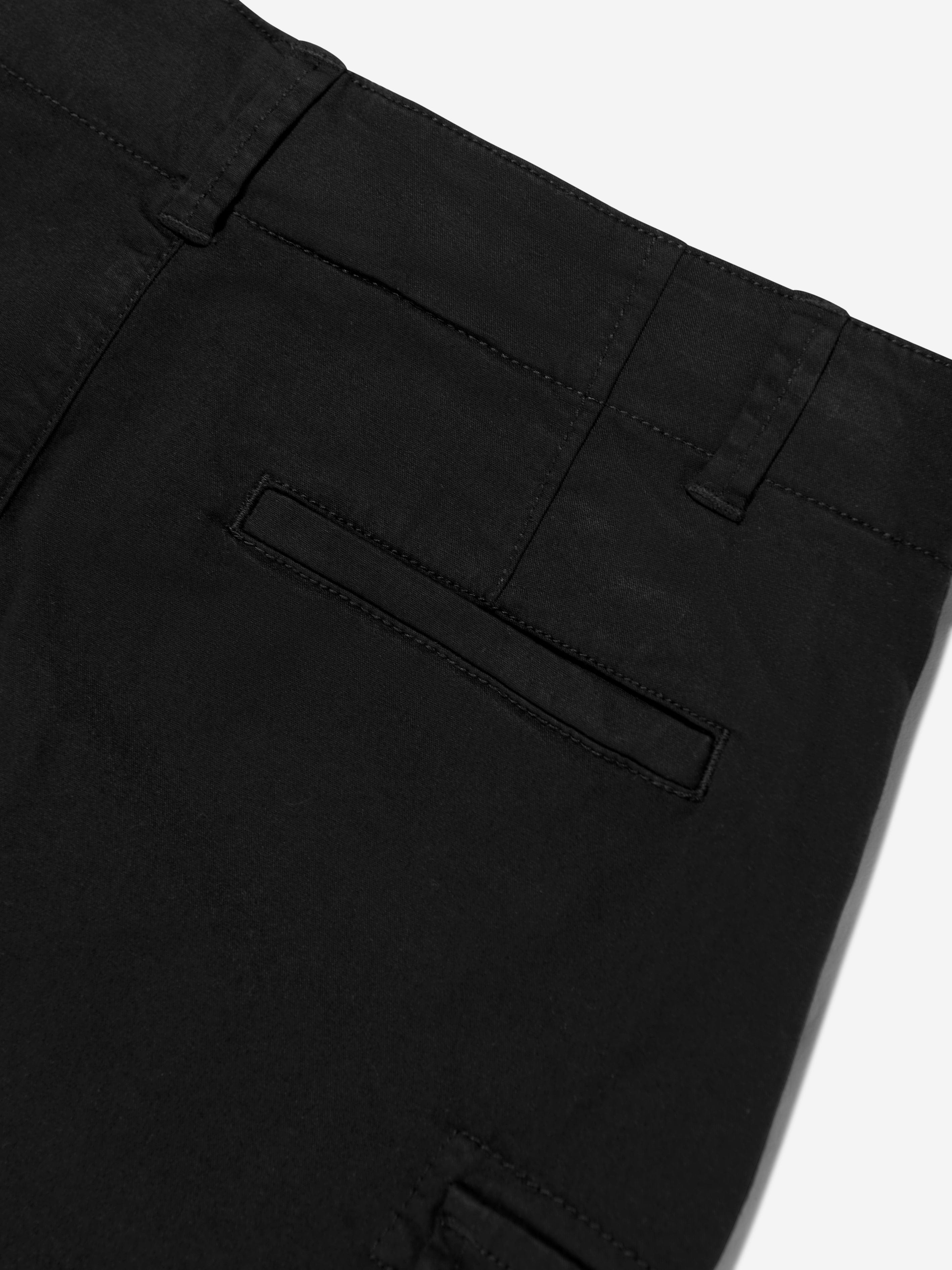 Boys Lens Cargo Shorts in Black Sale Comfortable