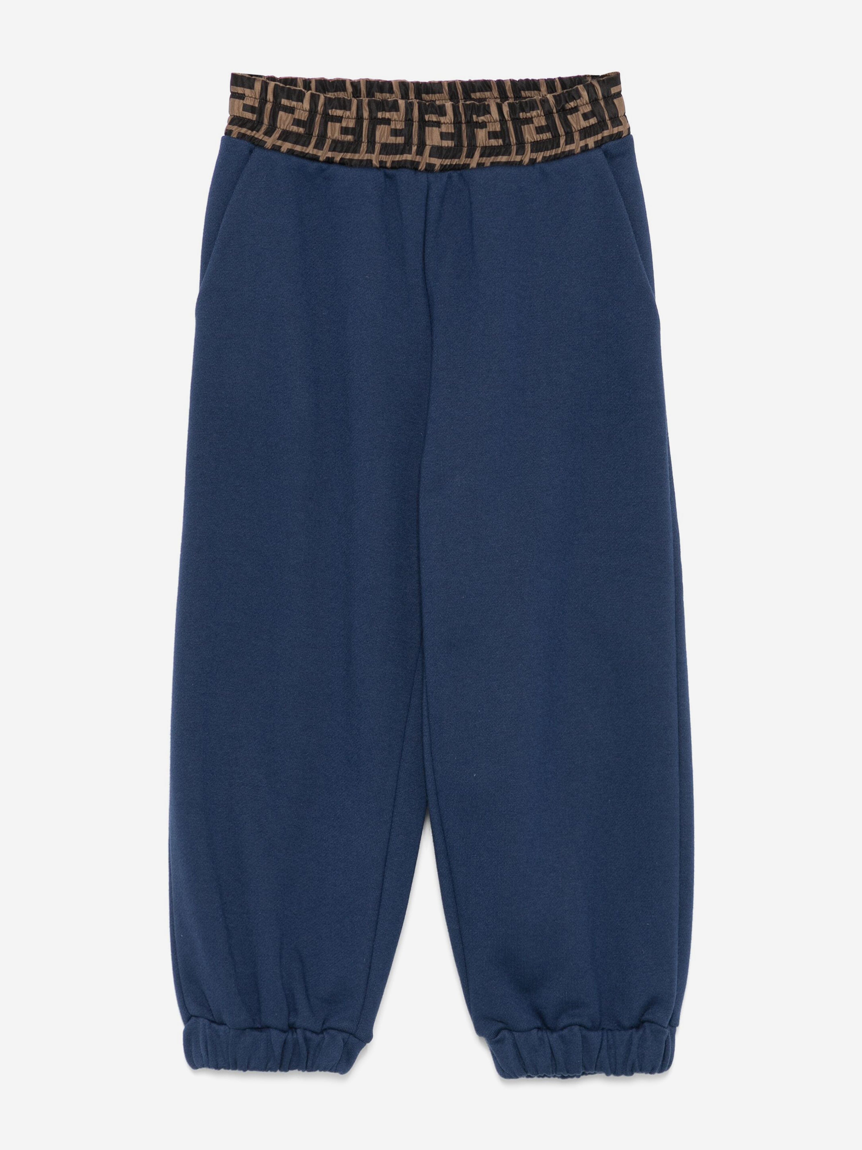 Kids FF Logo Joggers in Navy Cheap Best Store To Get