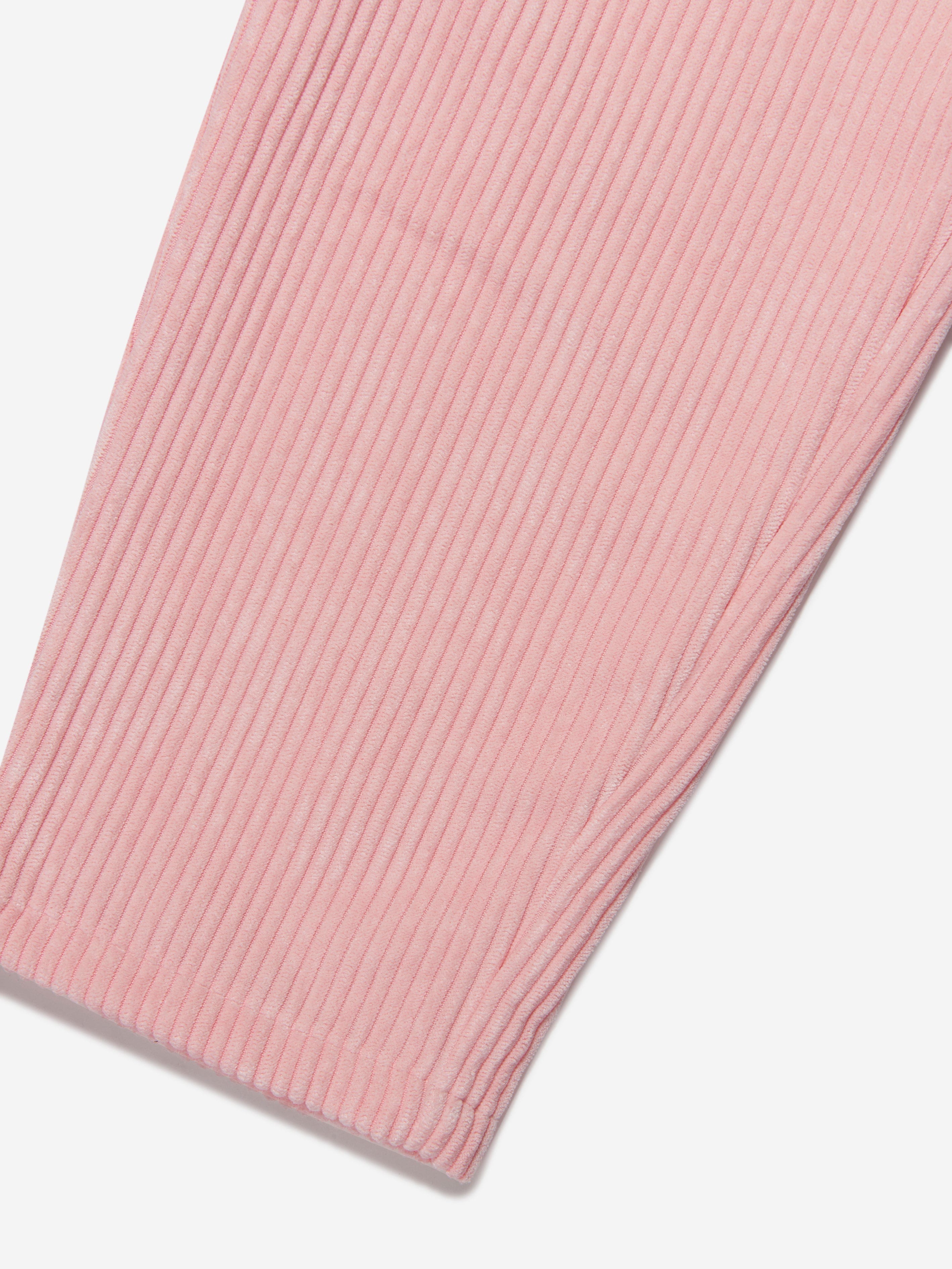 Moschino Girls Logo Pocket Trousers in Pink Sale Genuine