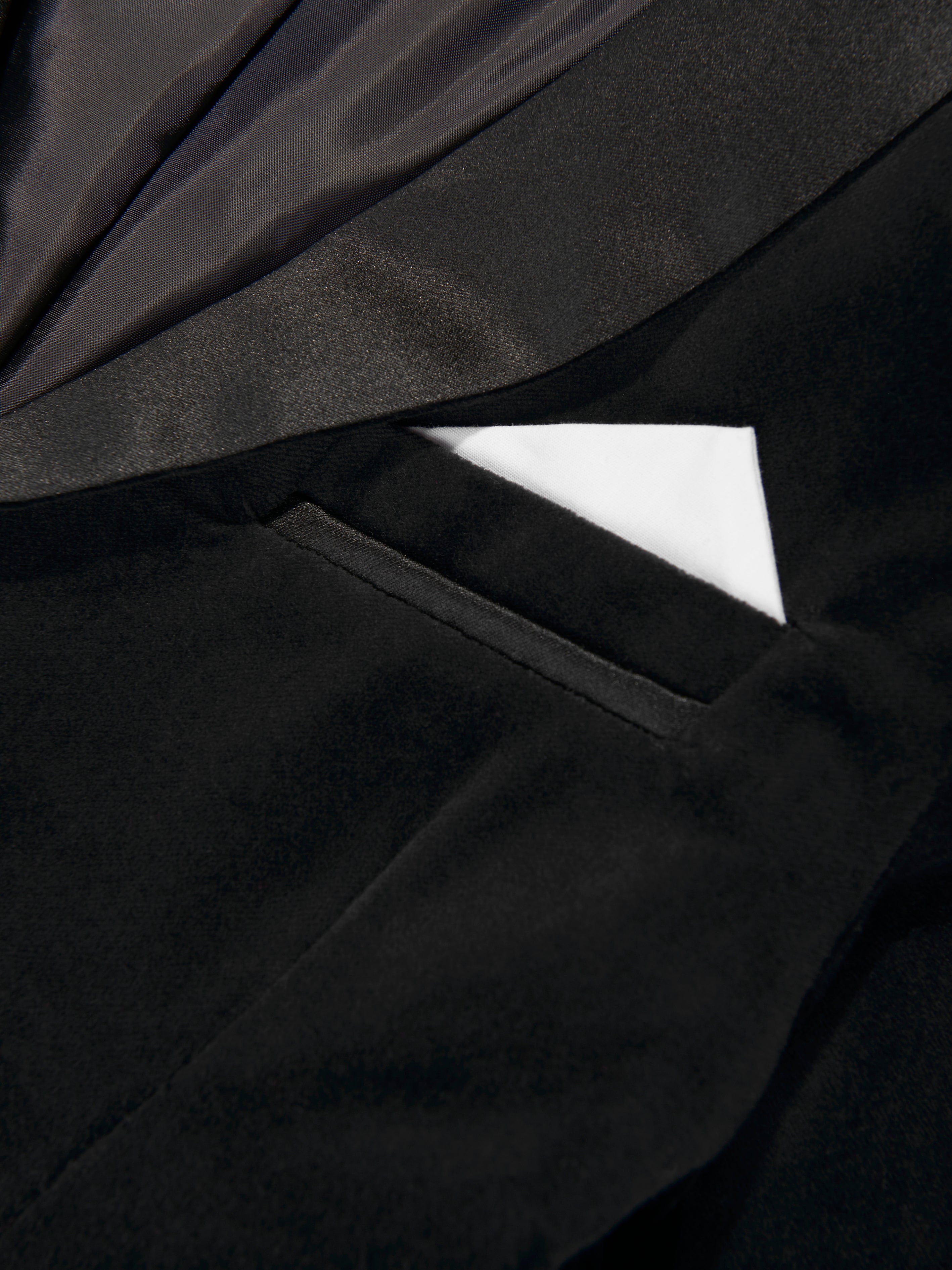 Patachou Boys Velvet Blazer in Black Tumblr Cheap Online