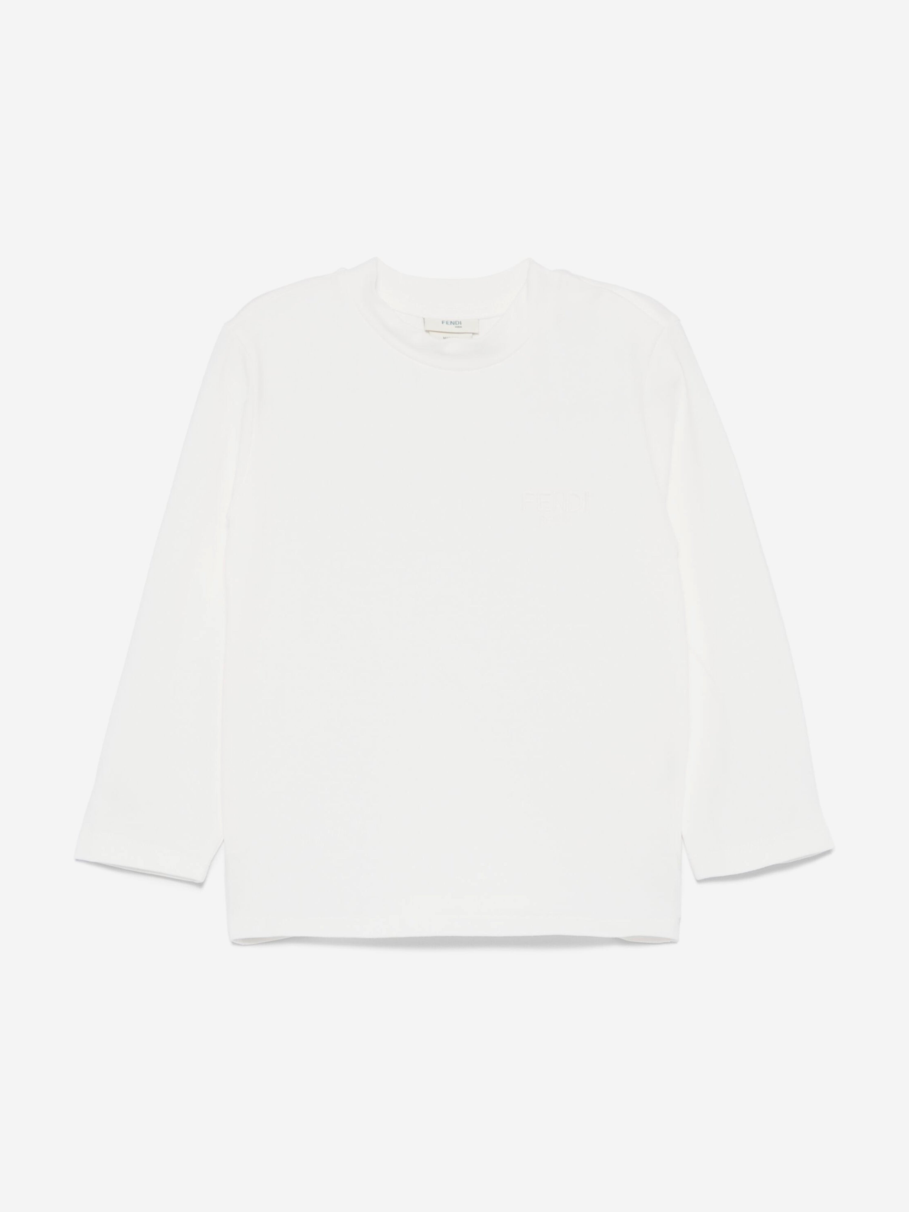 Baby Girls Jersey Stretch Top in White Outlet Manchester Great Sale