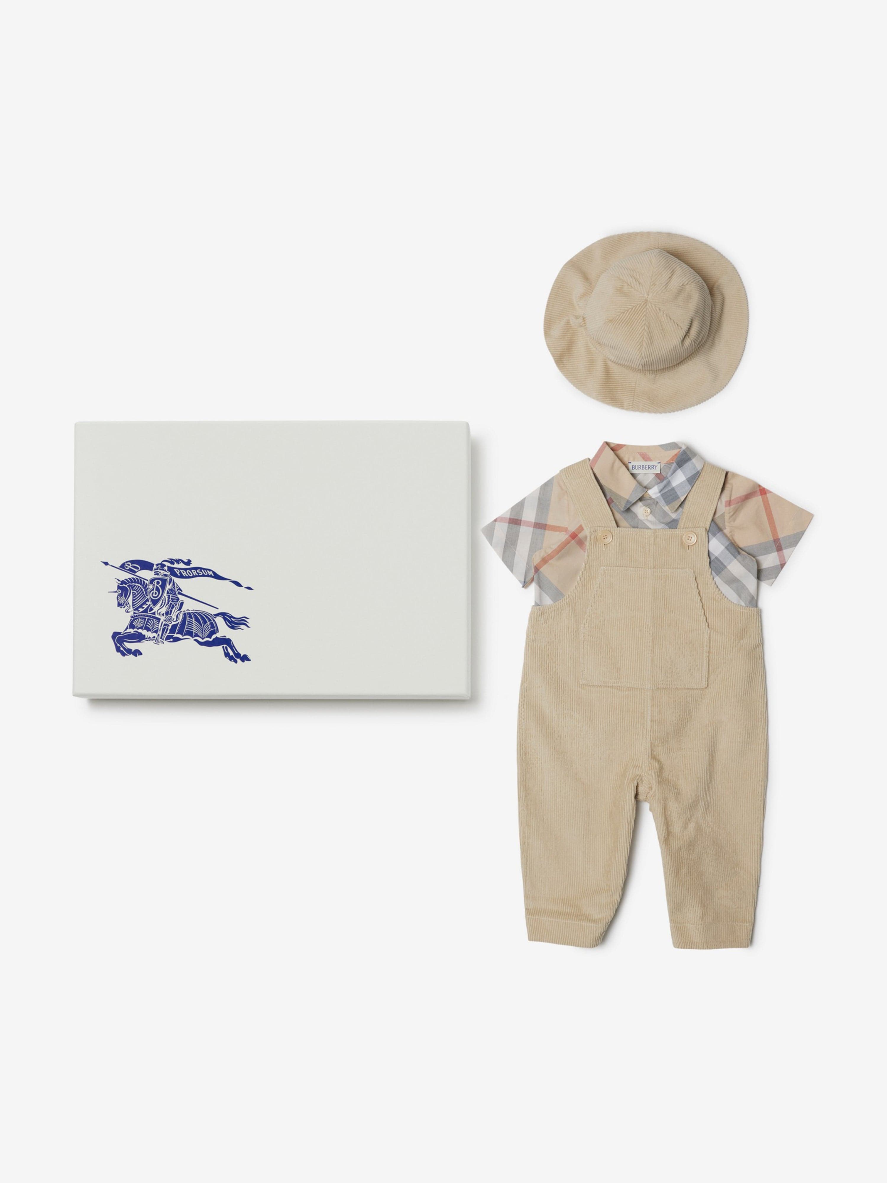 Burberry Baby Boys Darwin Gift Set in Beige Buy Cheap Reliable