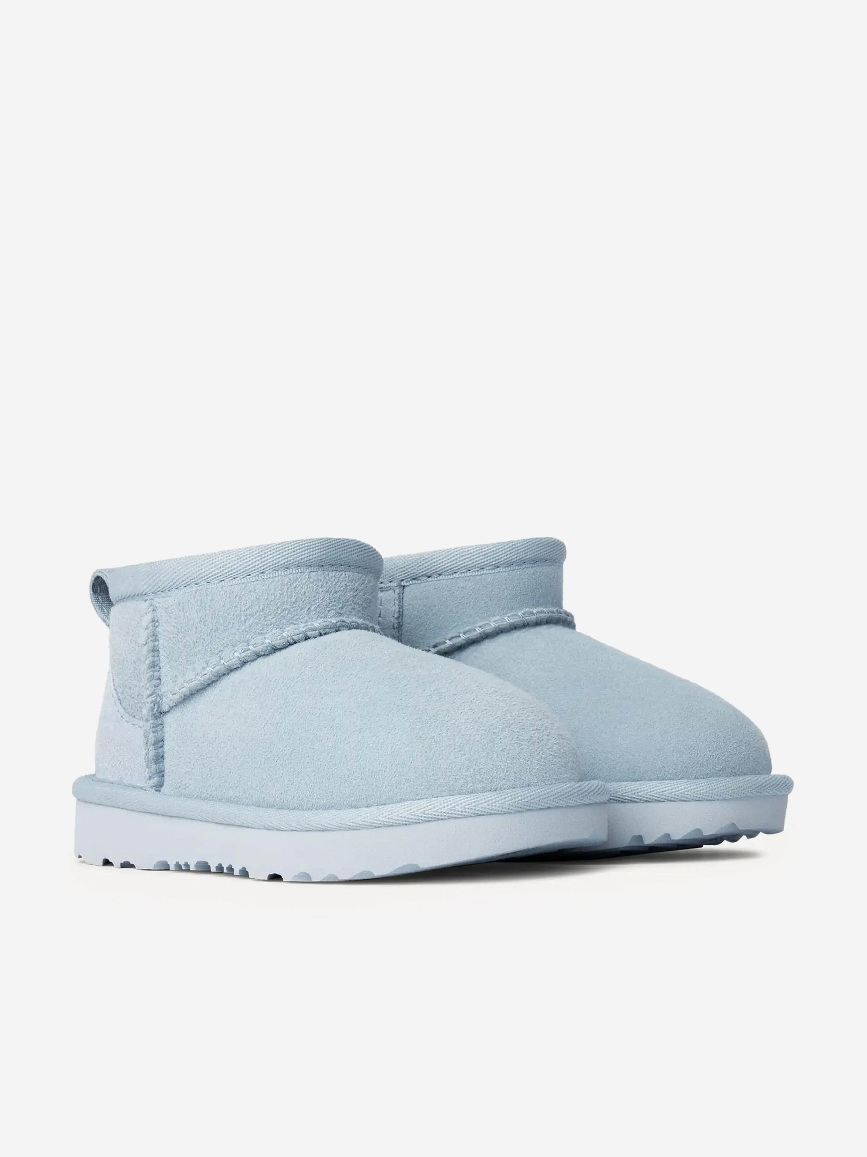 Kids Classic Ultra Mini Boots in Blue Outlet New