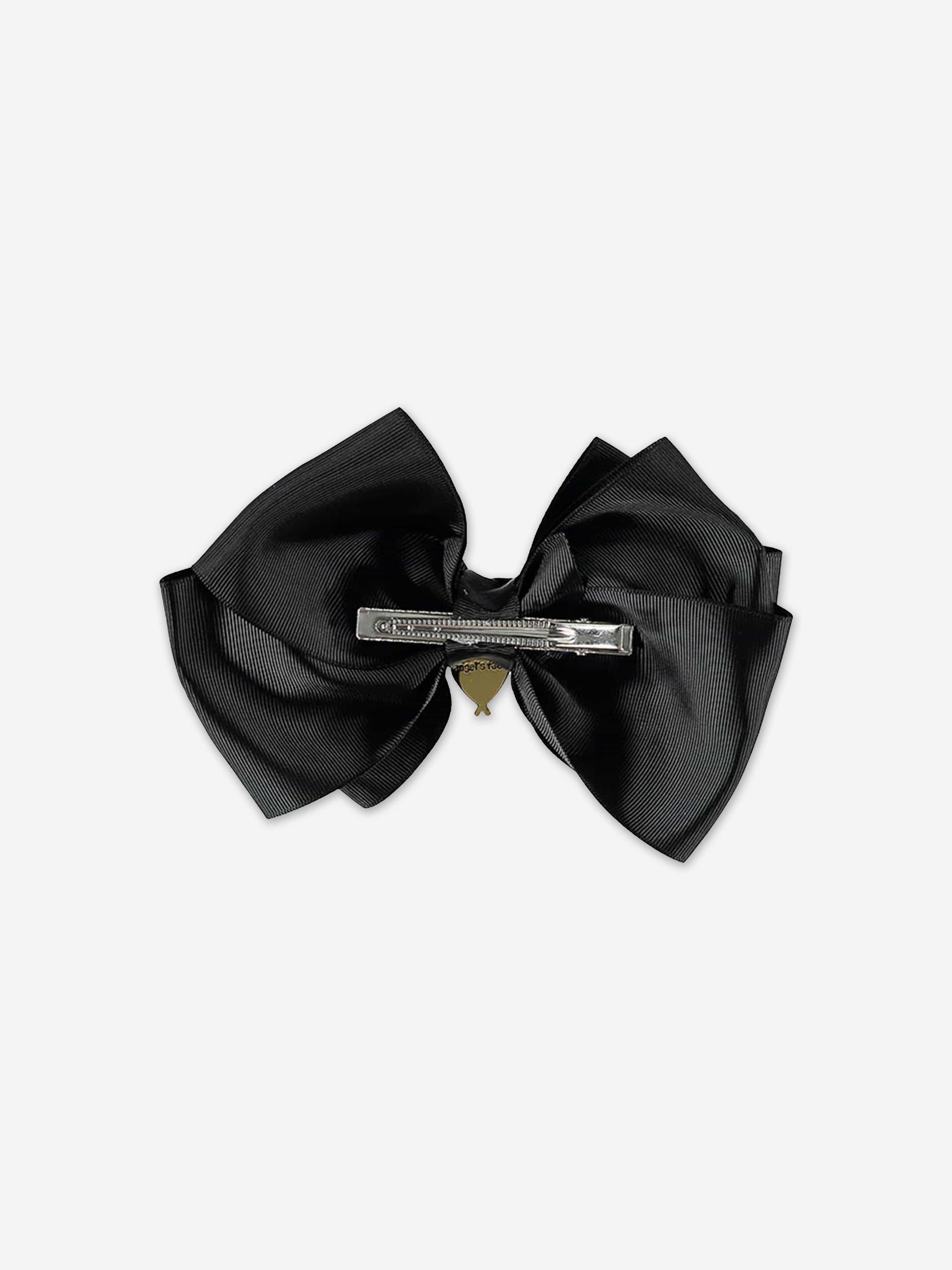 Angels Face Girls Giant Bow Hair Clip in Black Extremely For Sale