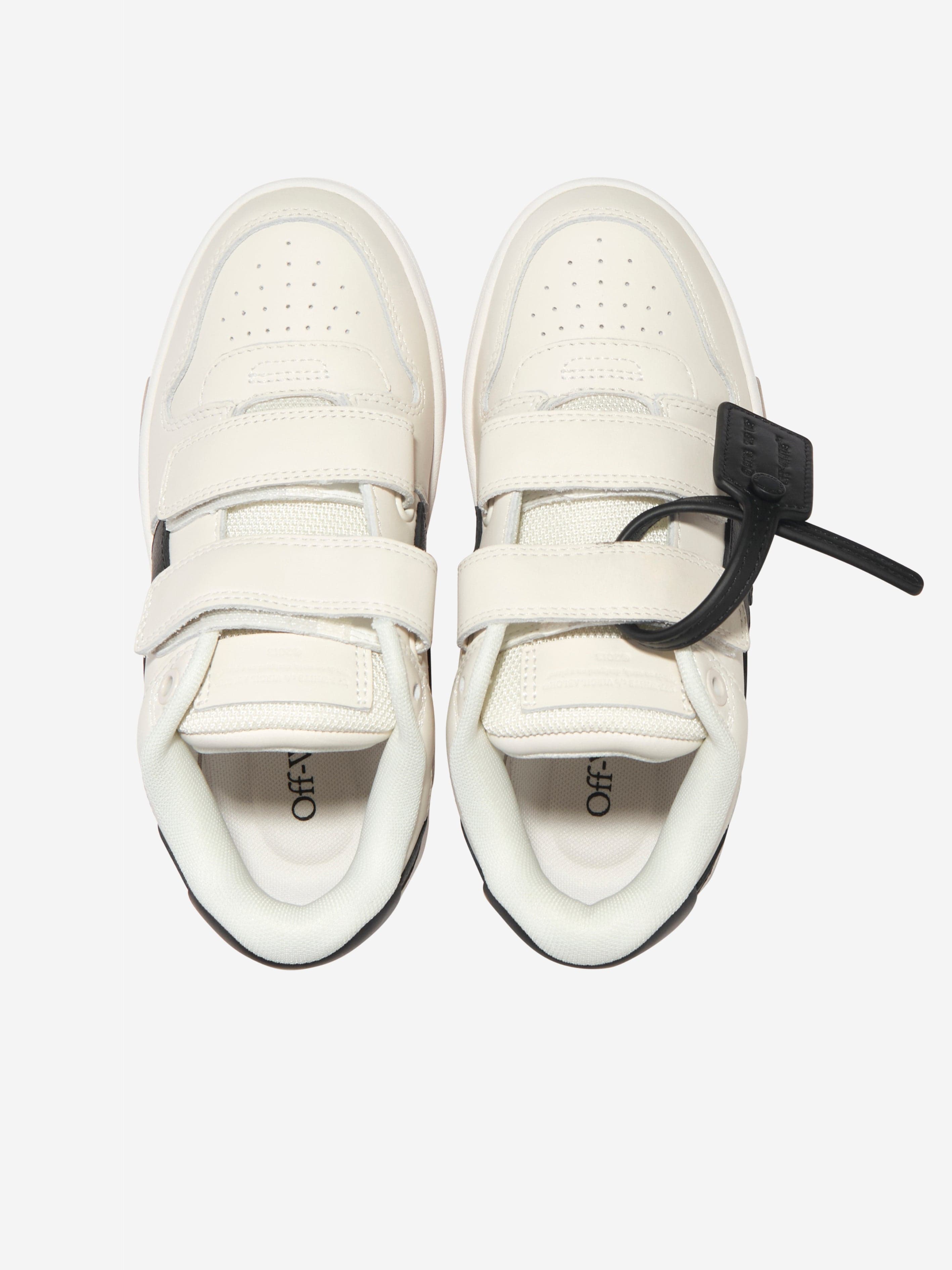 Off-White Kids Leather Out Of Office Straps Trainers in White Buy Cheap Best