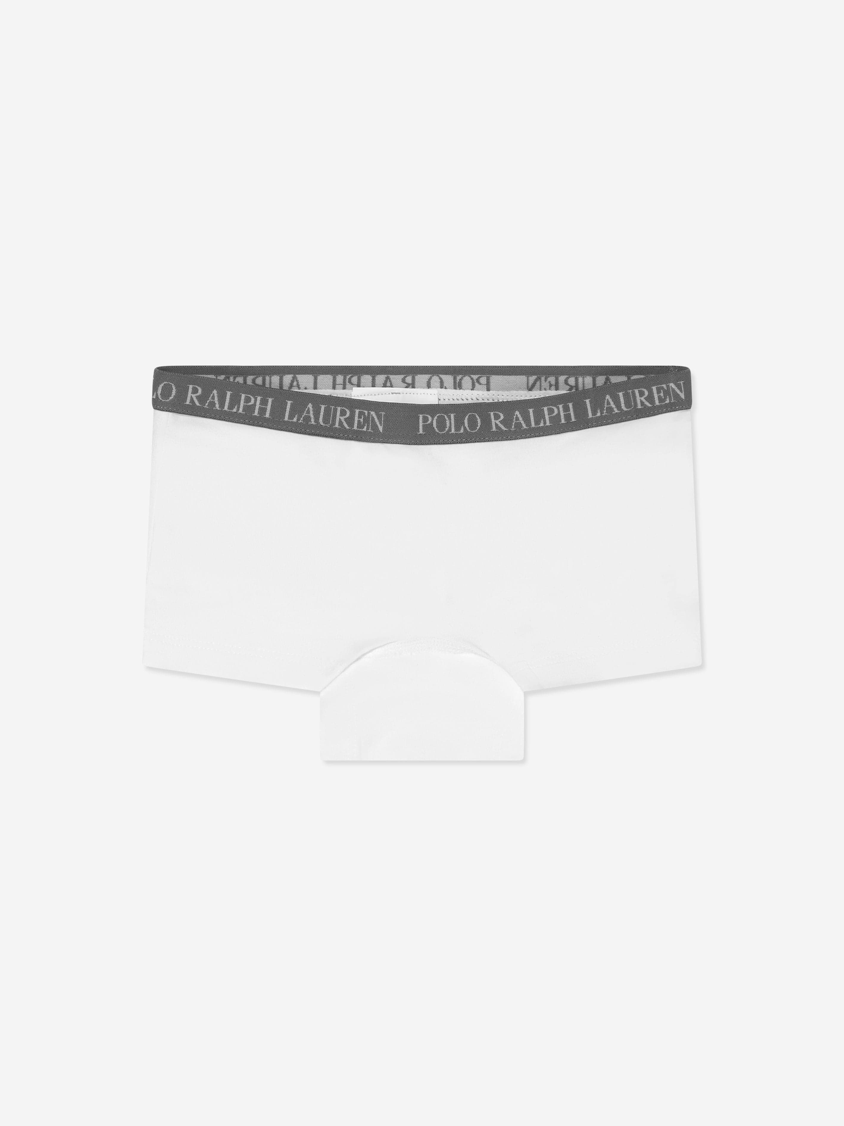 Ralph Lauren Girls 2 Pack Boxer Briefs Set in Grey Free Shipping Shop Offer
