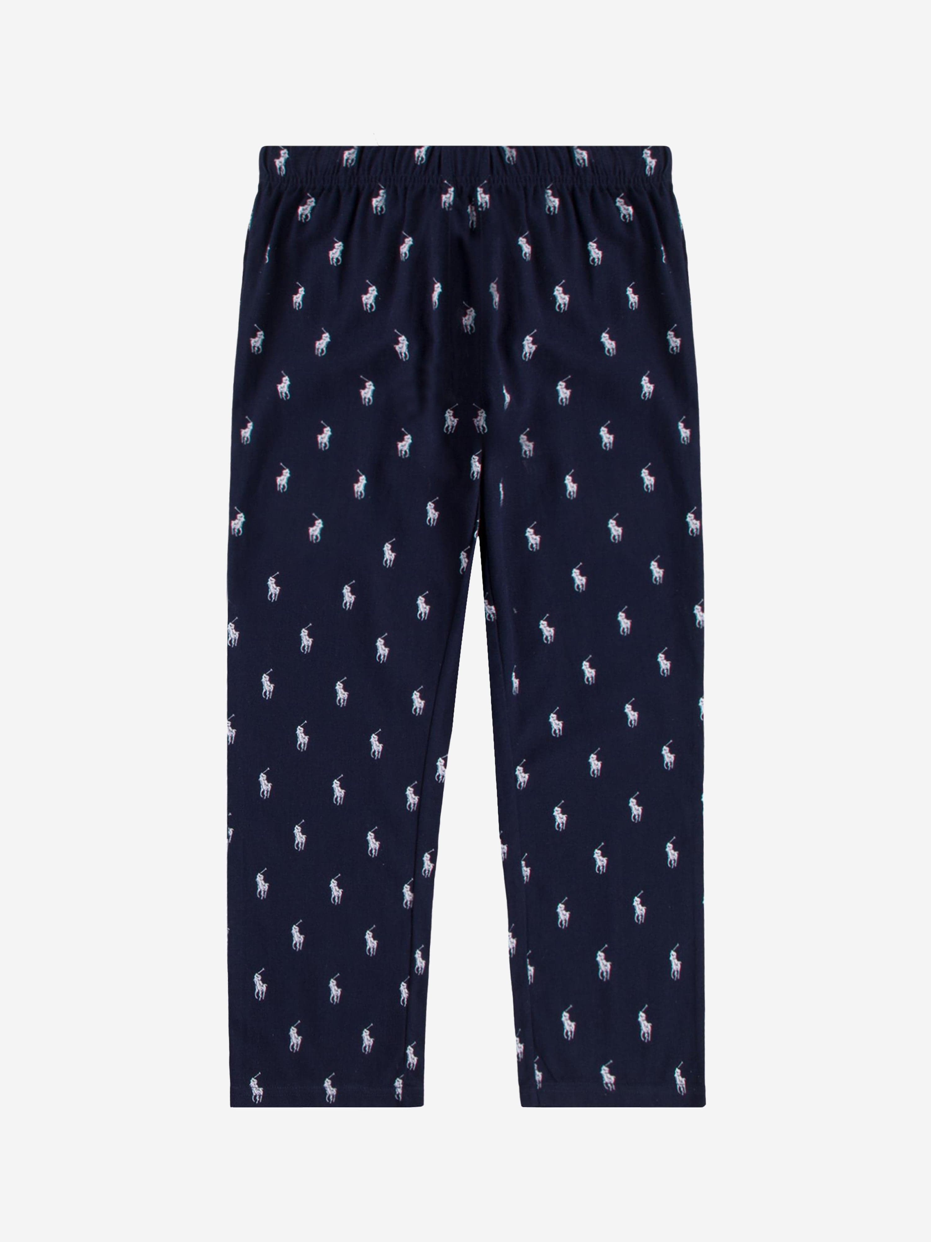 Ralph Lauren Boys Pyjama Set in Navy Release Dates Sale Online
