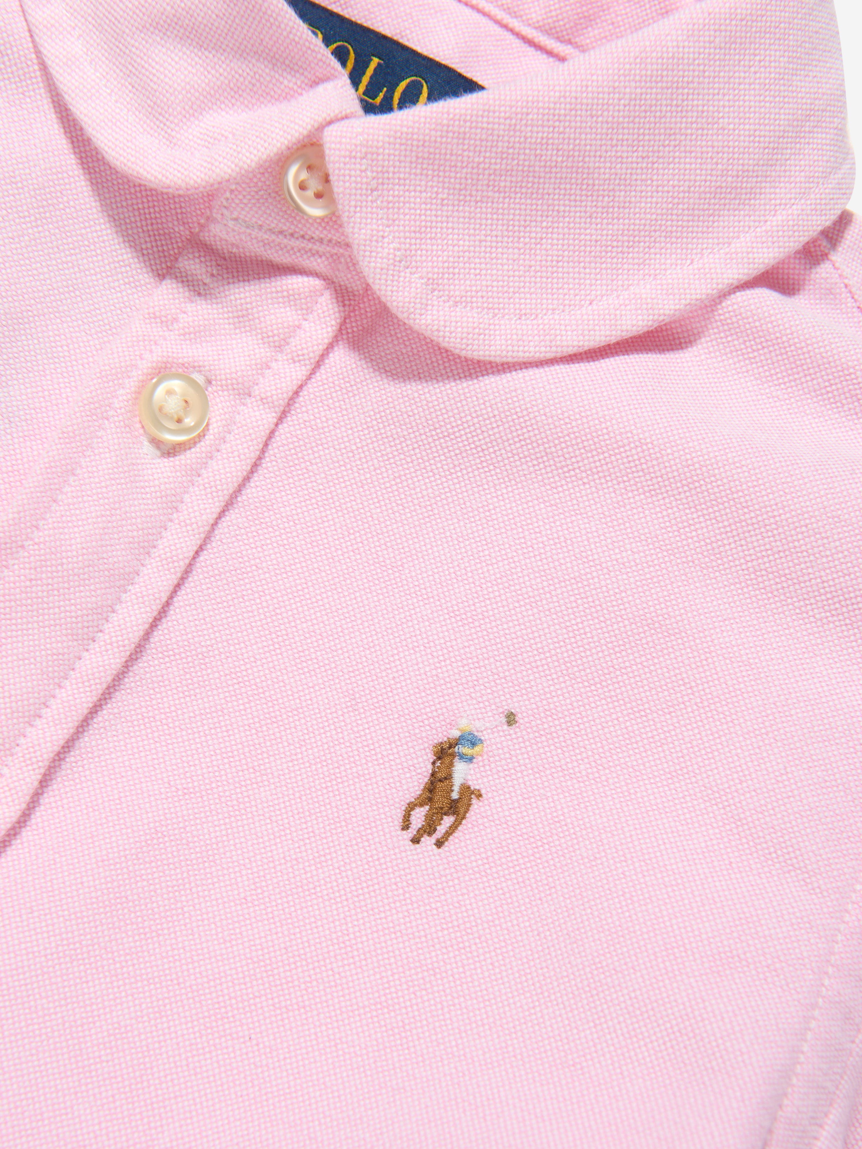 Ralph Lauren Girls Oxford Shirt Dress in Pink Low Pice Fee Shipping For Sale