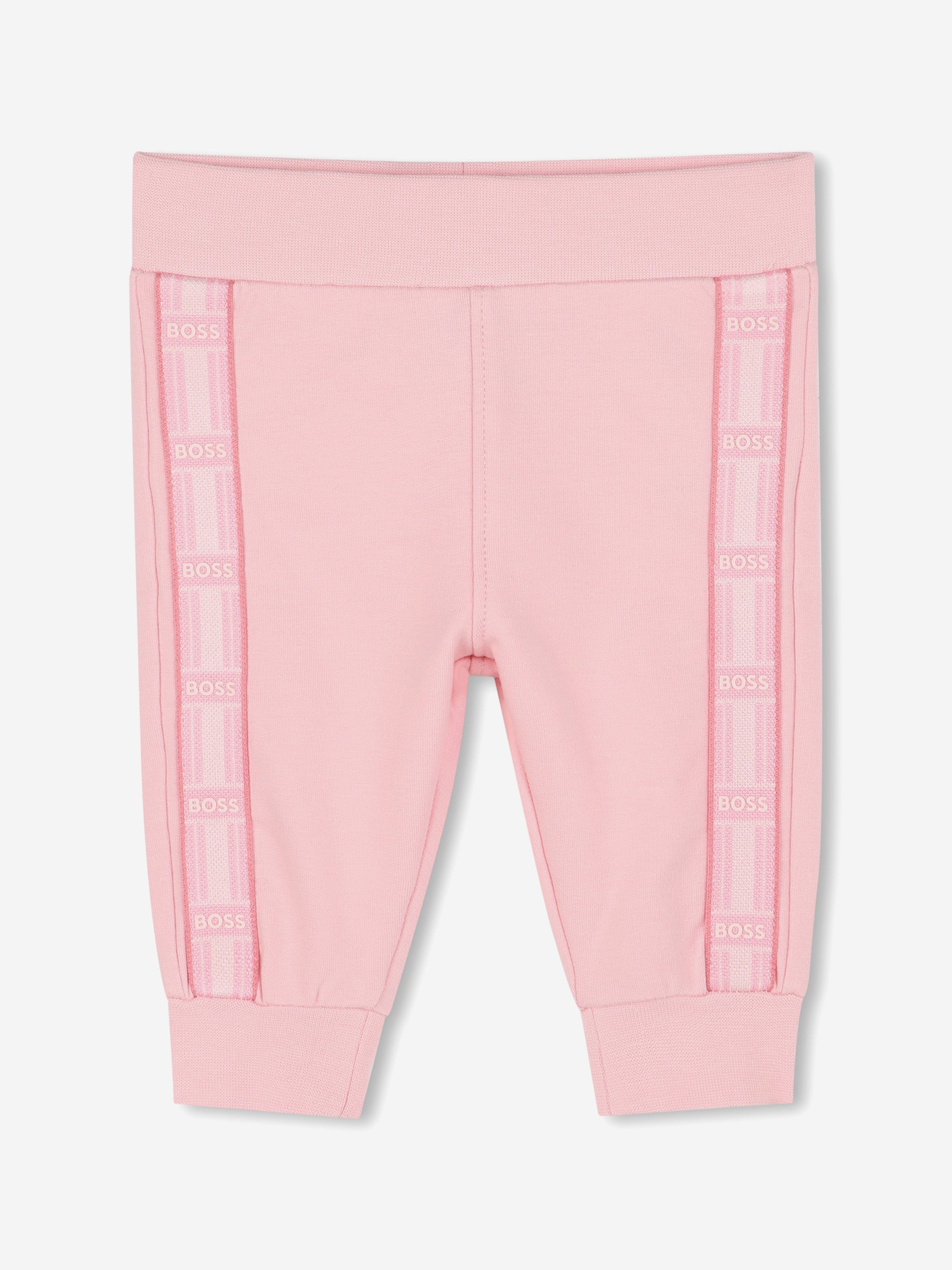 BOSS Baby Girls Tracksuit Set in Pink Cheapest Sale Online